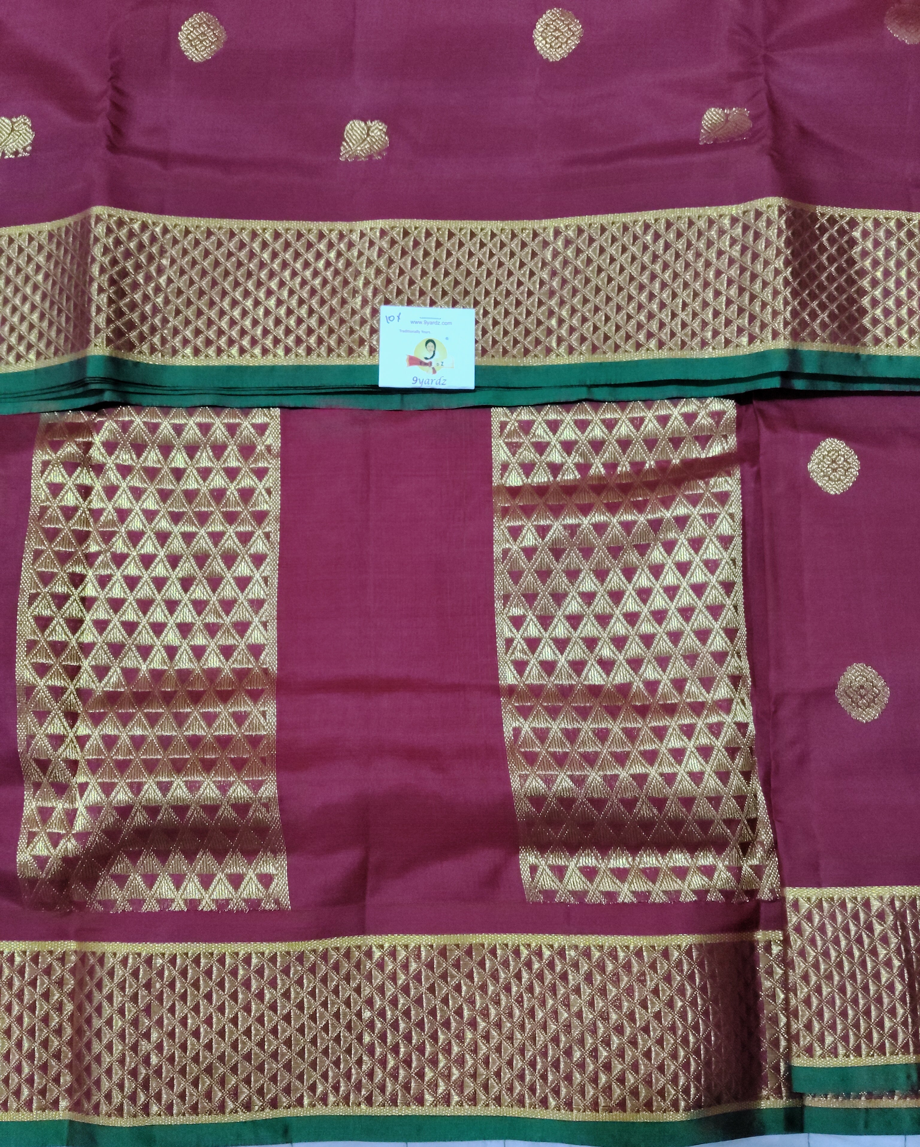 Pure silk madisar 10yardz