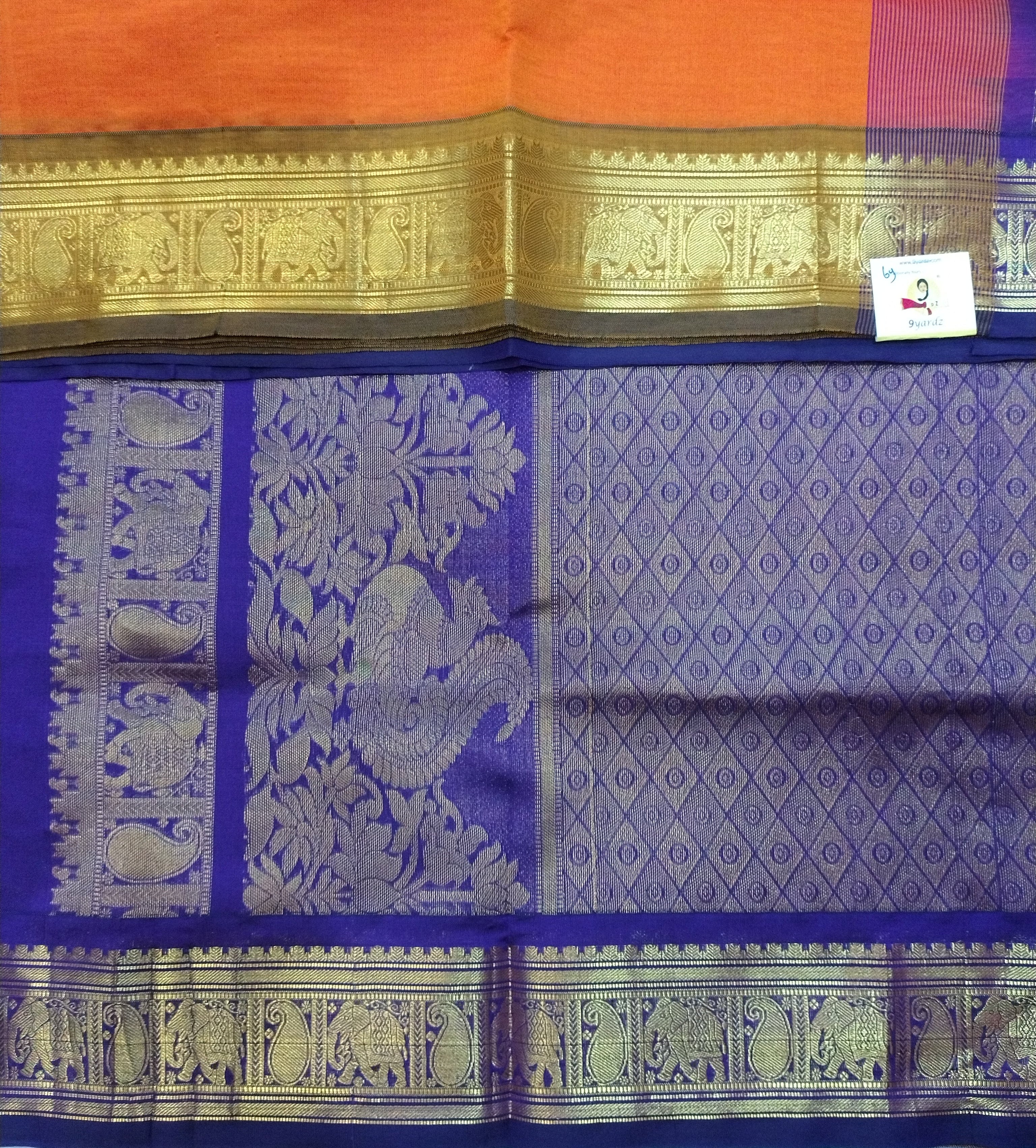 Semi silk Plain 6Yards