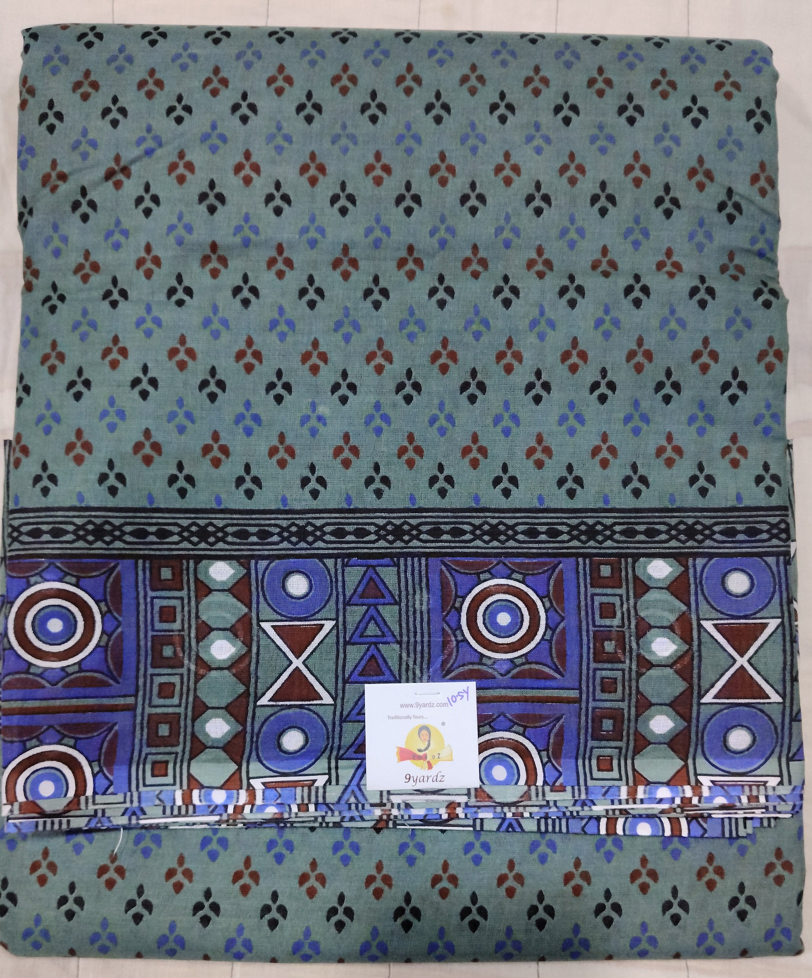 Erode cotton 10.5 yards Madisar