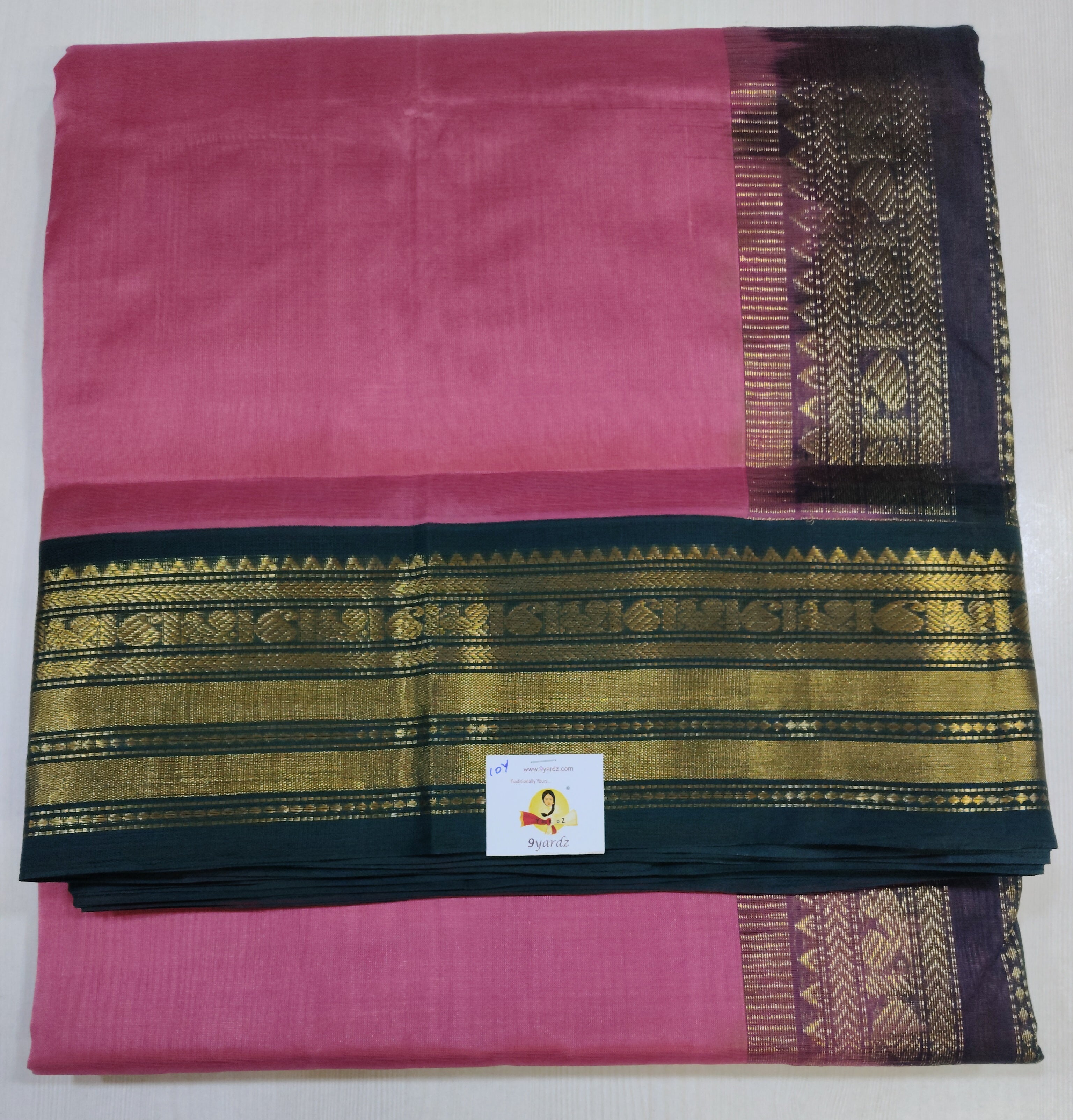 Pure silk cotton -Korvai 10yards madisar