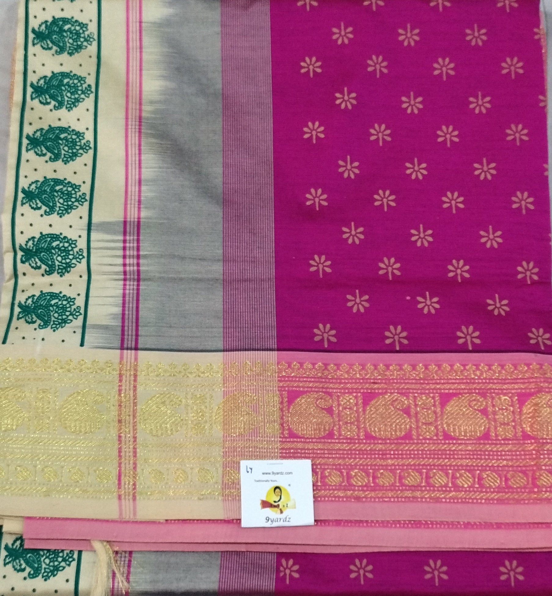 Semi silk Printed 6Yards