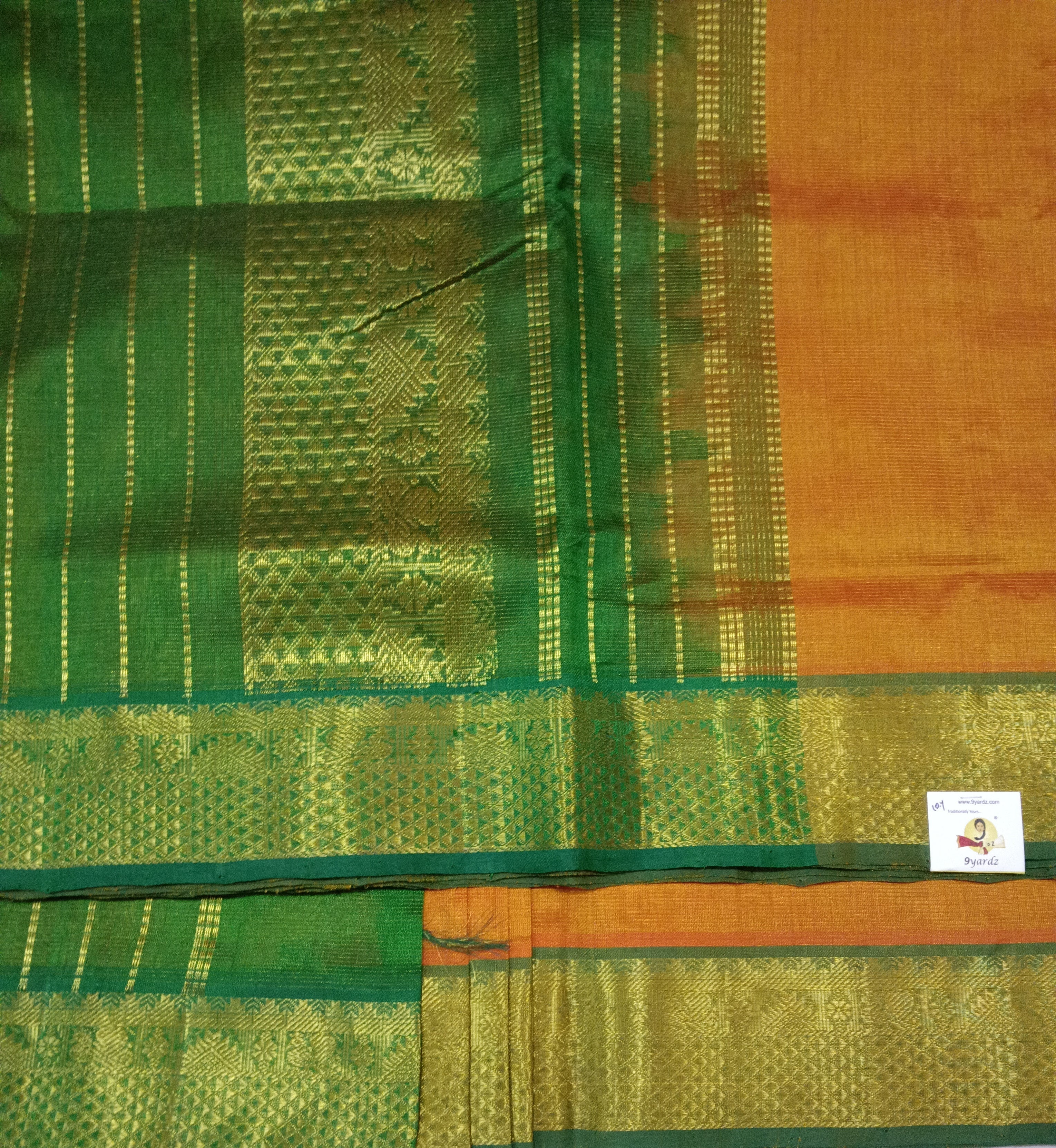 Pure silk cotton 10yards vairavoosi madisar