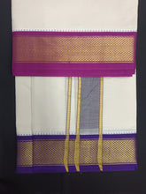 Load image into Gallery viewer, Pure cotton Muhurtham 11kann dhoti 9*5