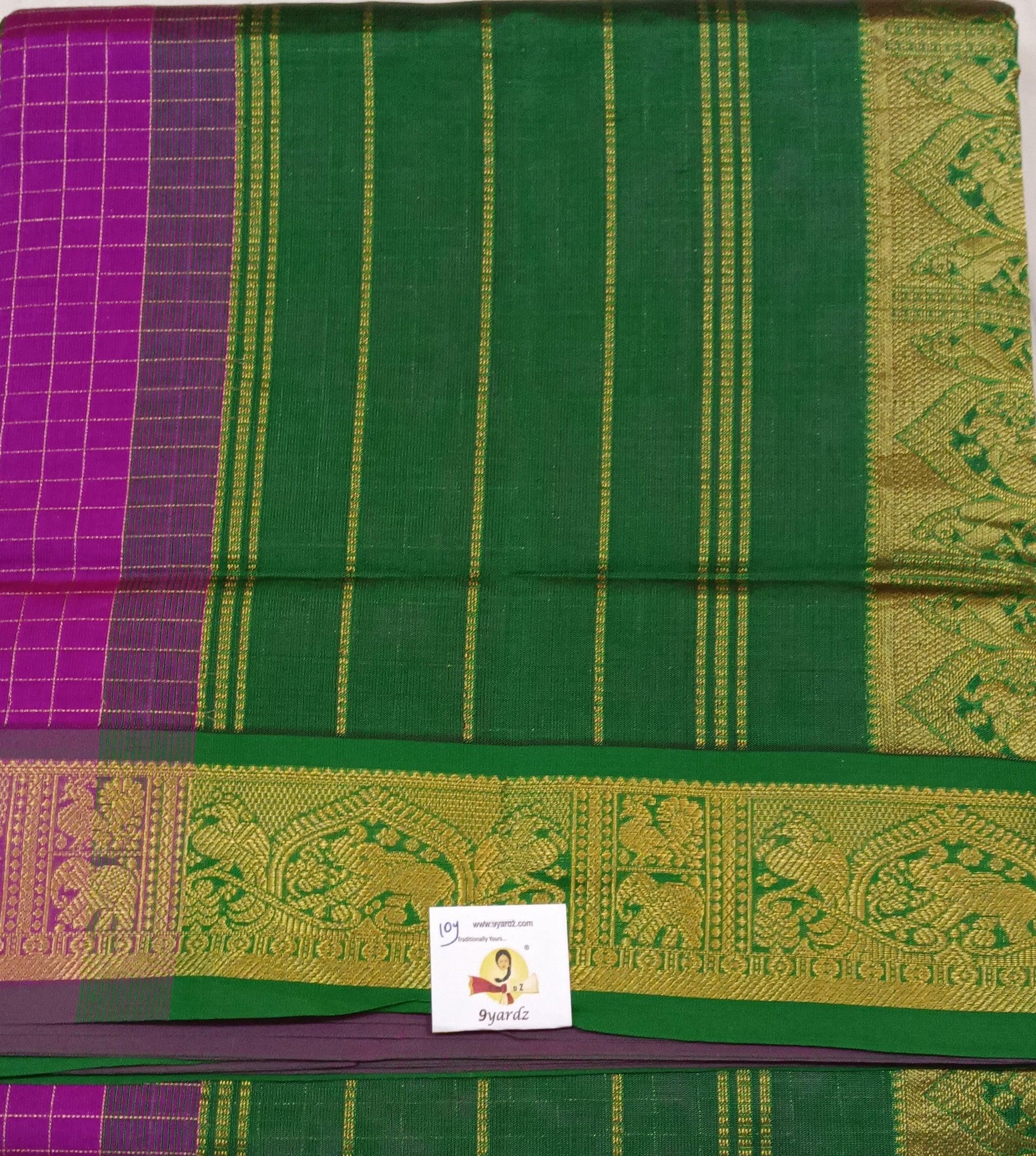 Semi Silk cotton Madisar 10yards