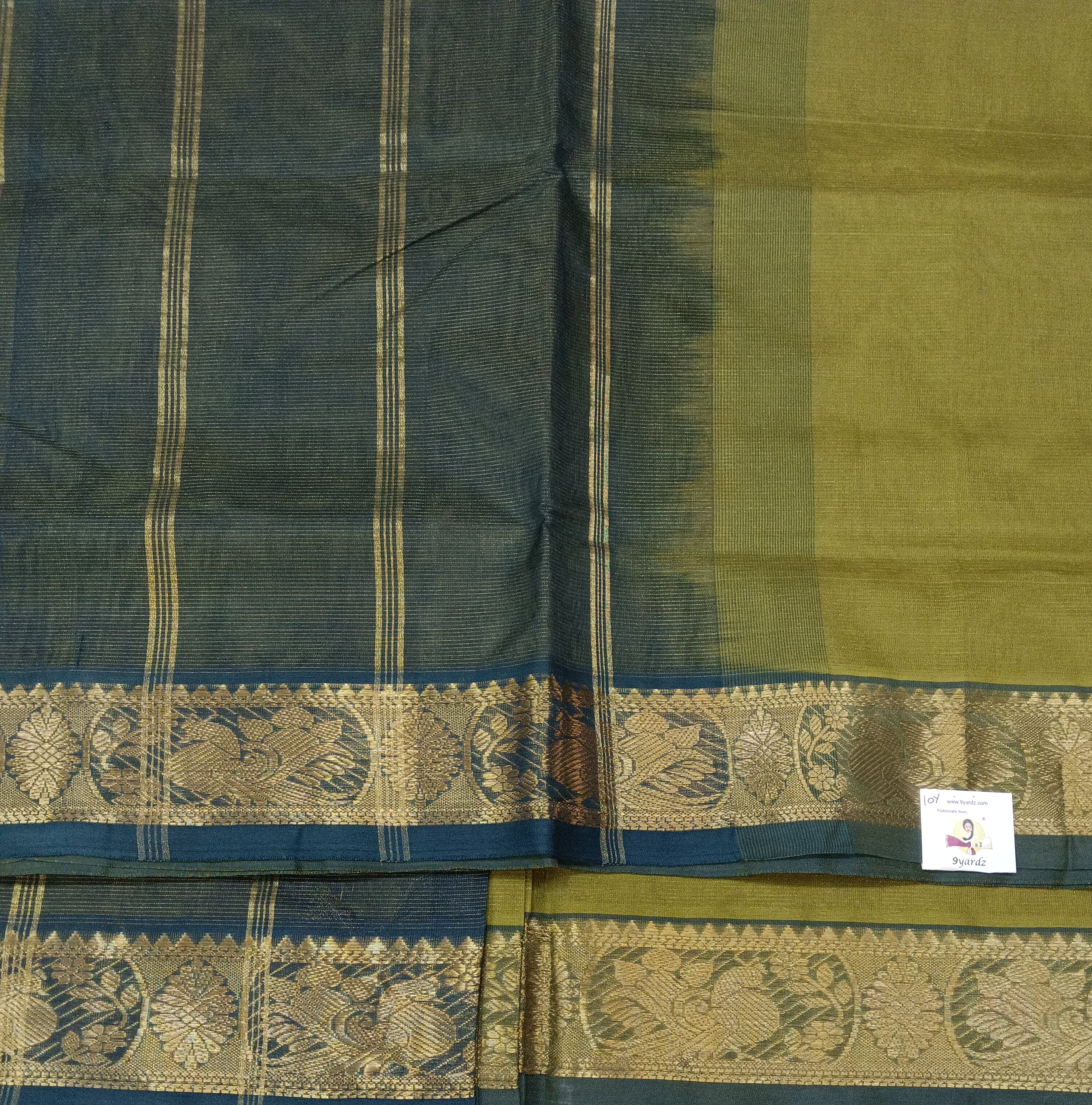 Pure silk cotton vairavoosi 10yards madisar