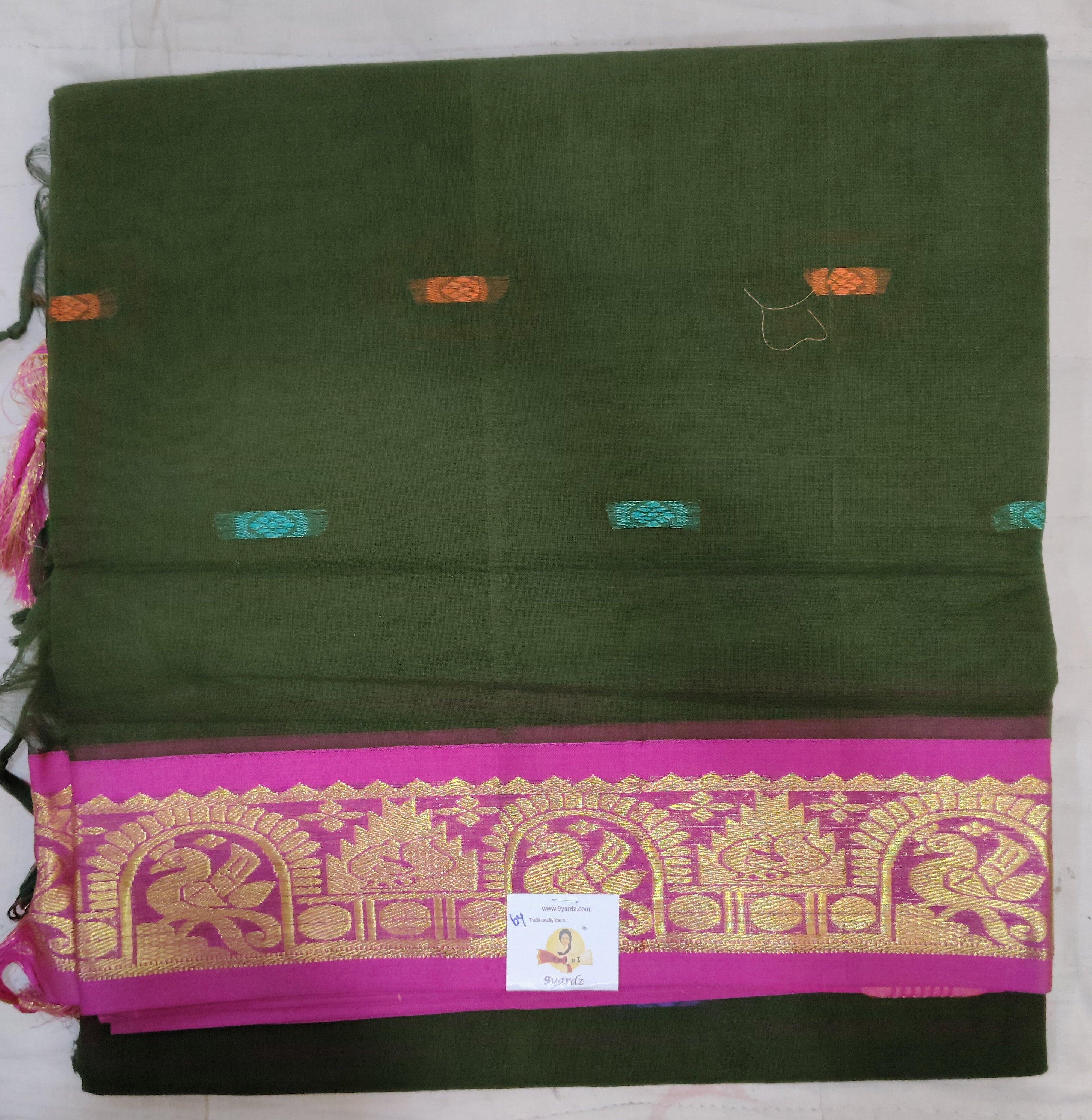 Kora Cotton  saree 6yardz
