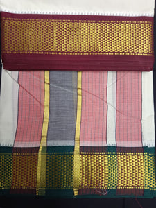 Pure cotton Muhurtham dhoti 9*5 11 maadampet KM