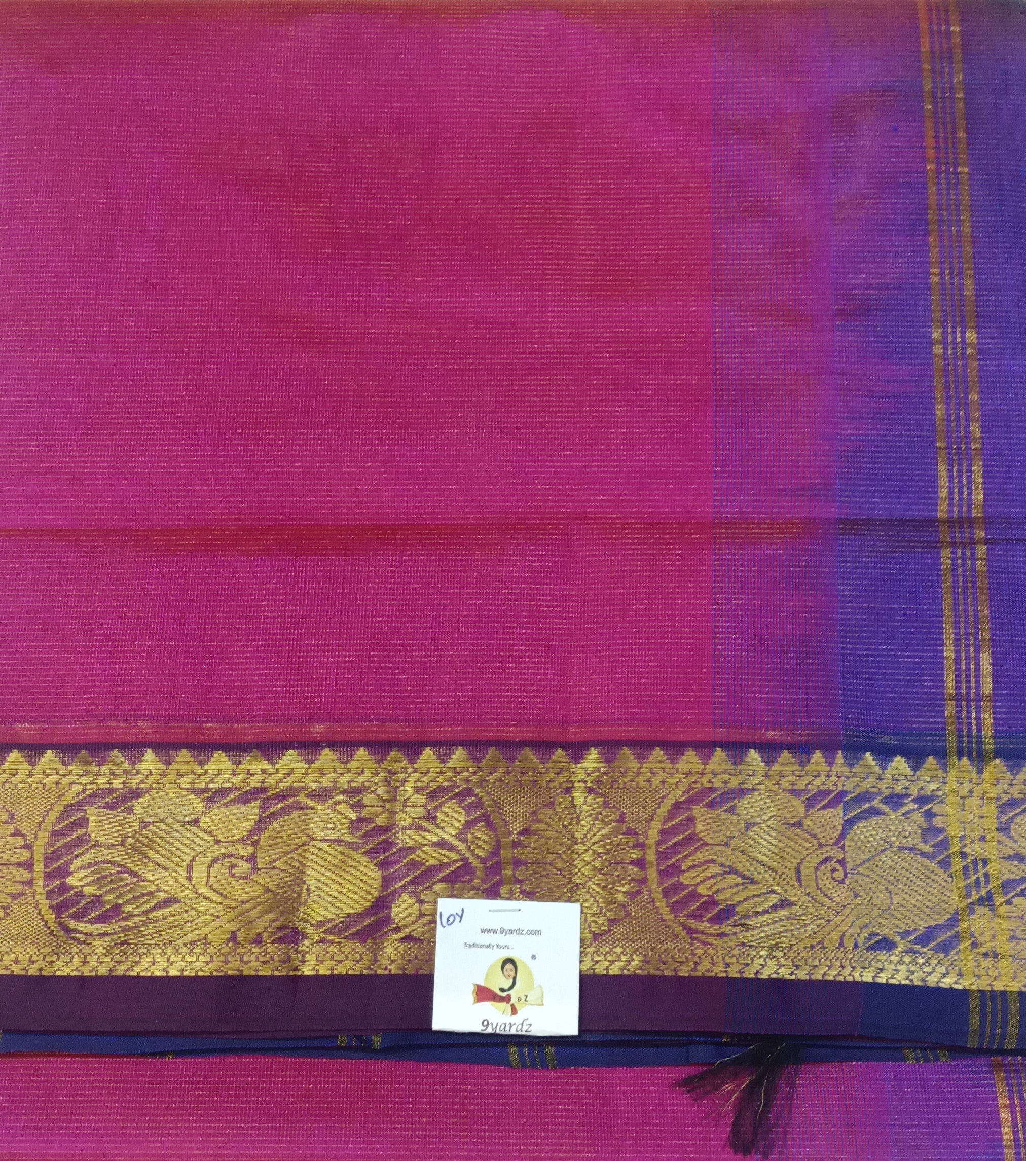 Pure silk cotton vairavoosi 10yards madisar