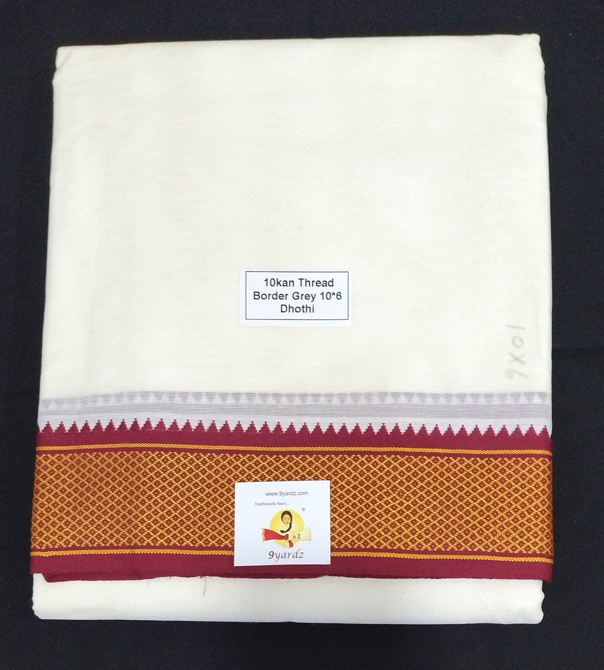 Cotton Unbleached dhoti 10*6