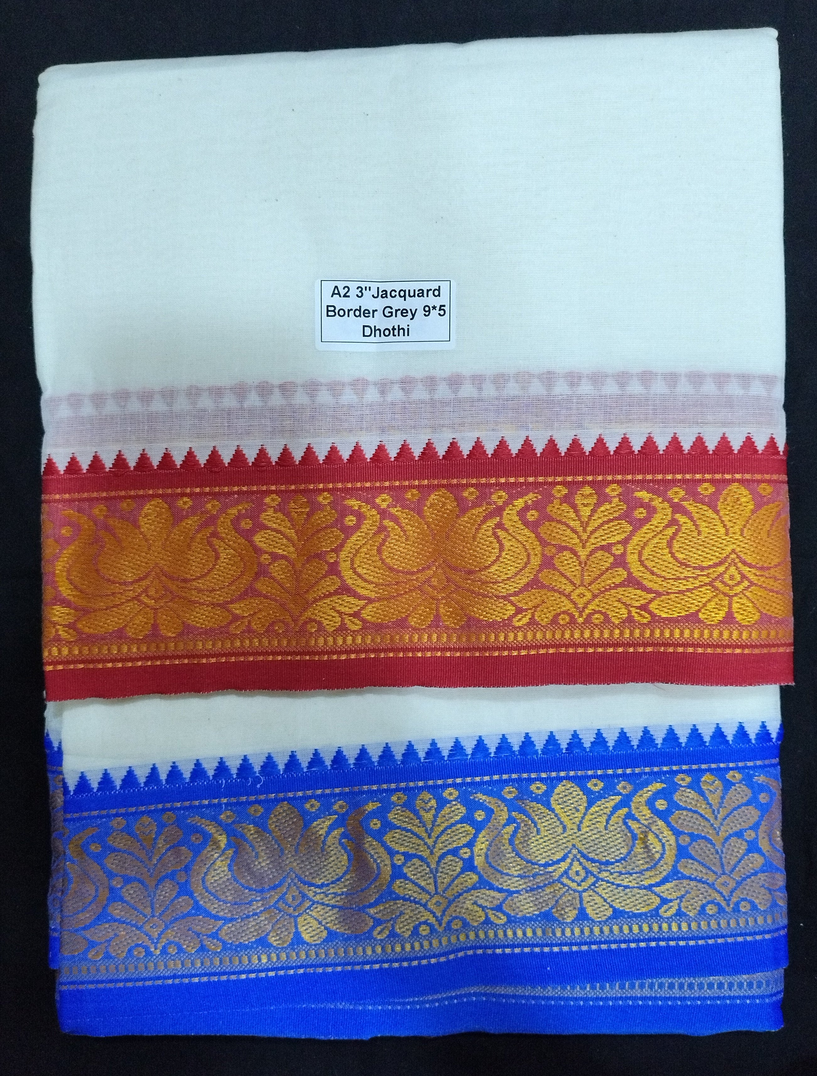 Cotton Dhothi Unbleached 9*5