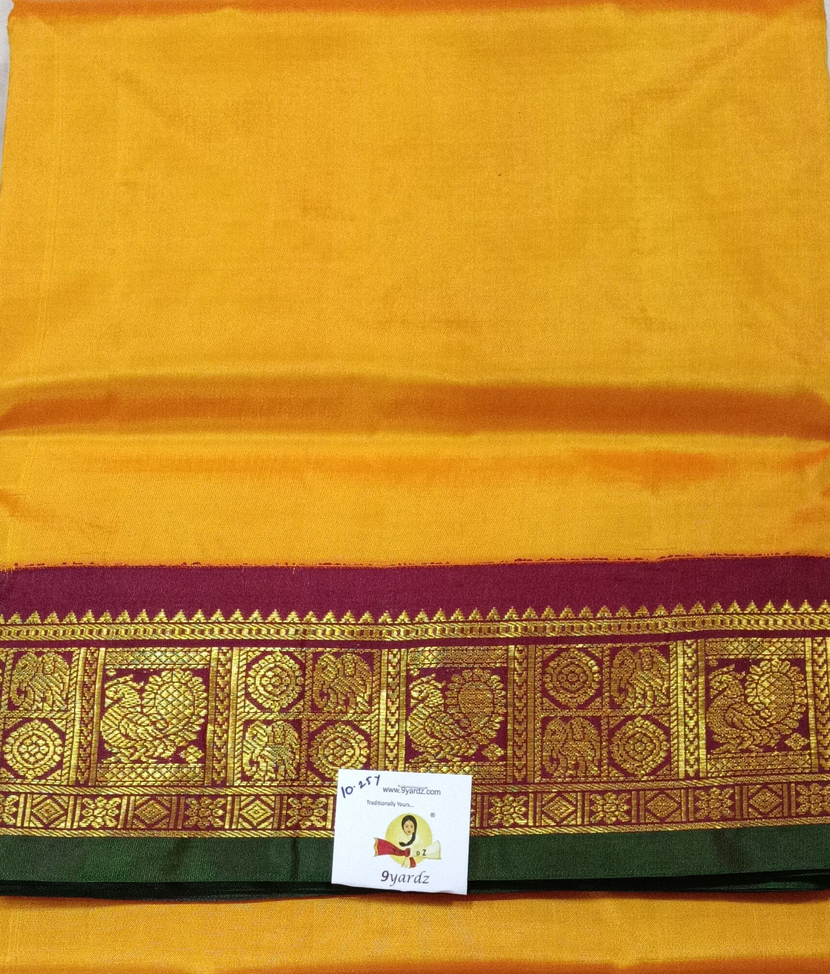 Pure silk 10.25yardz