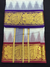 Load image into Gallery viewer, Pure cotton Muhurtham dhoti 9*5