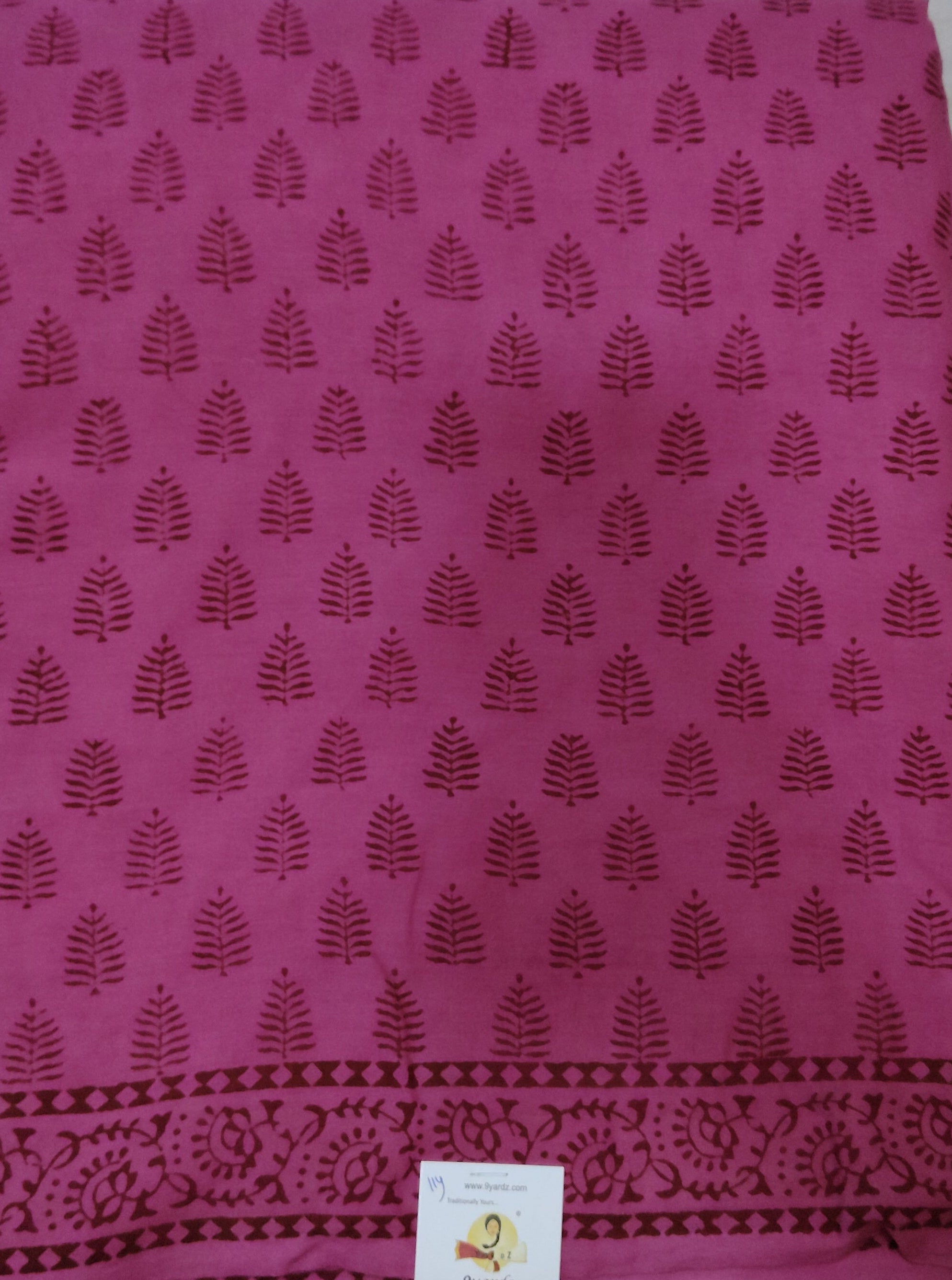Baag/soft cotton Madisar 11 yards