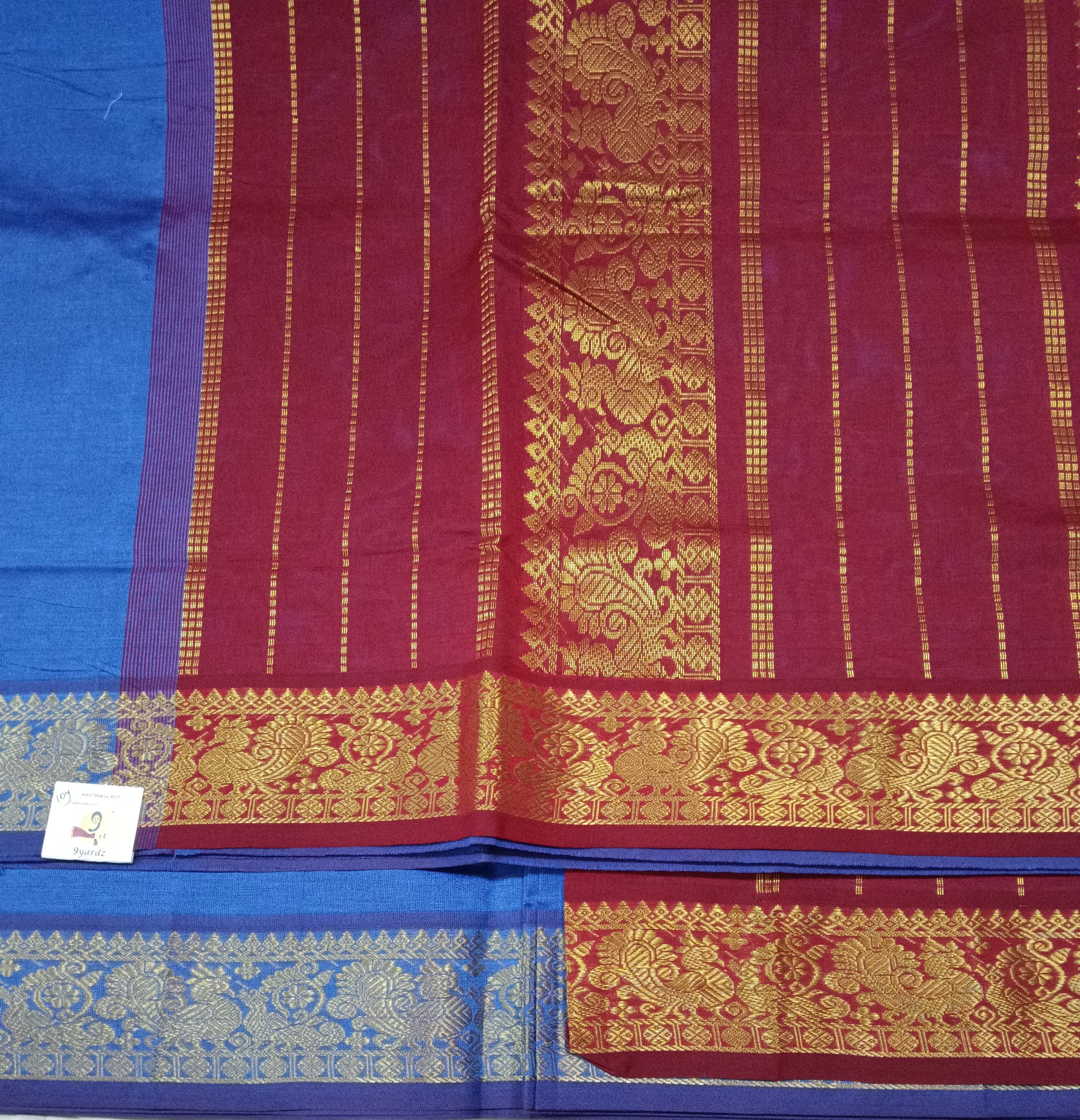 Semi Silk cotton Madisar 10yards
