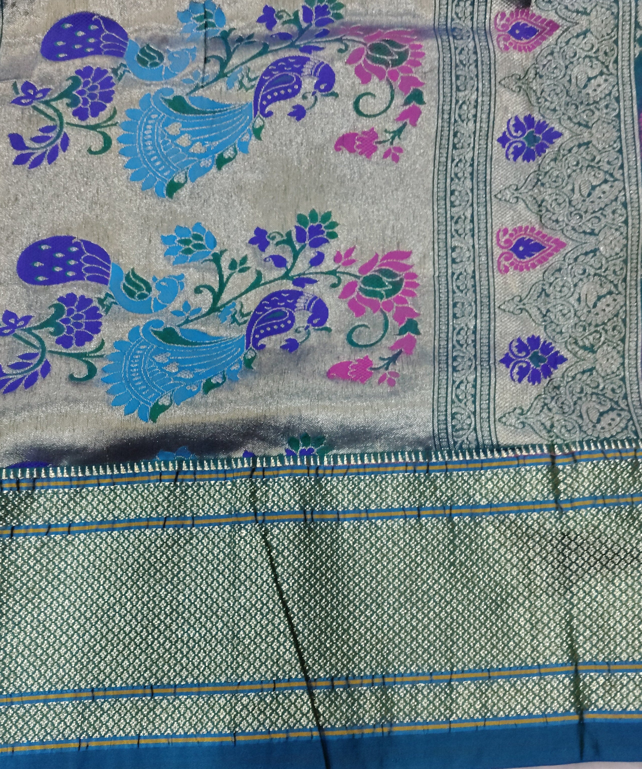 Paithani Art Silk Madisar