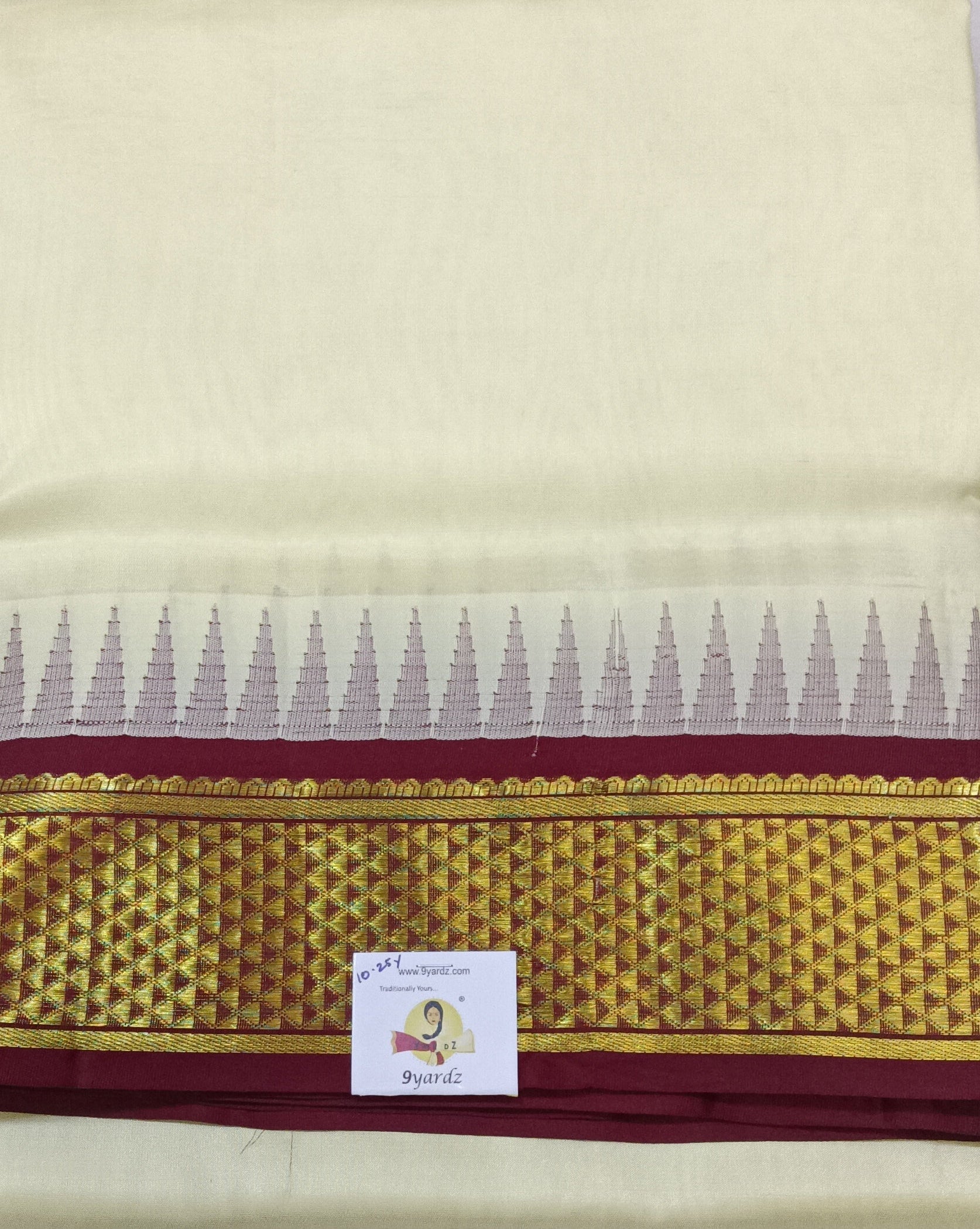 Pure silk 10.25yardz