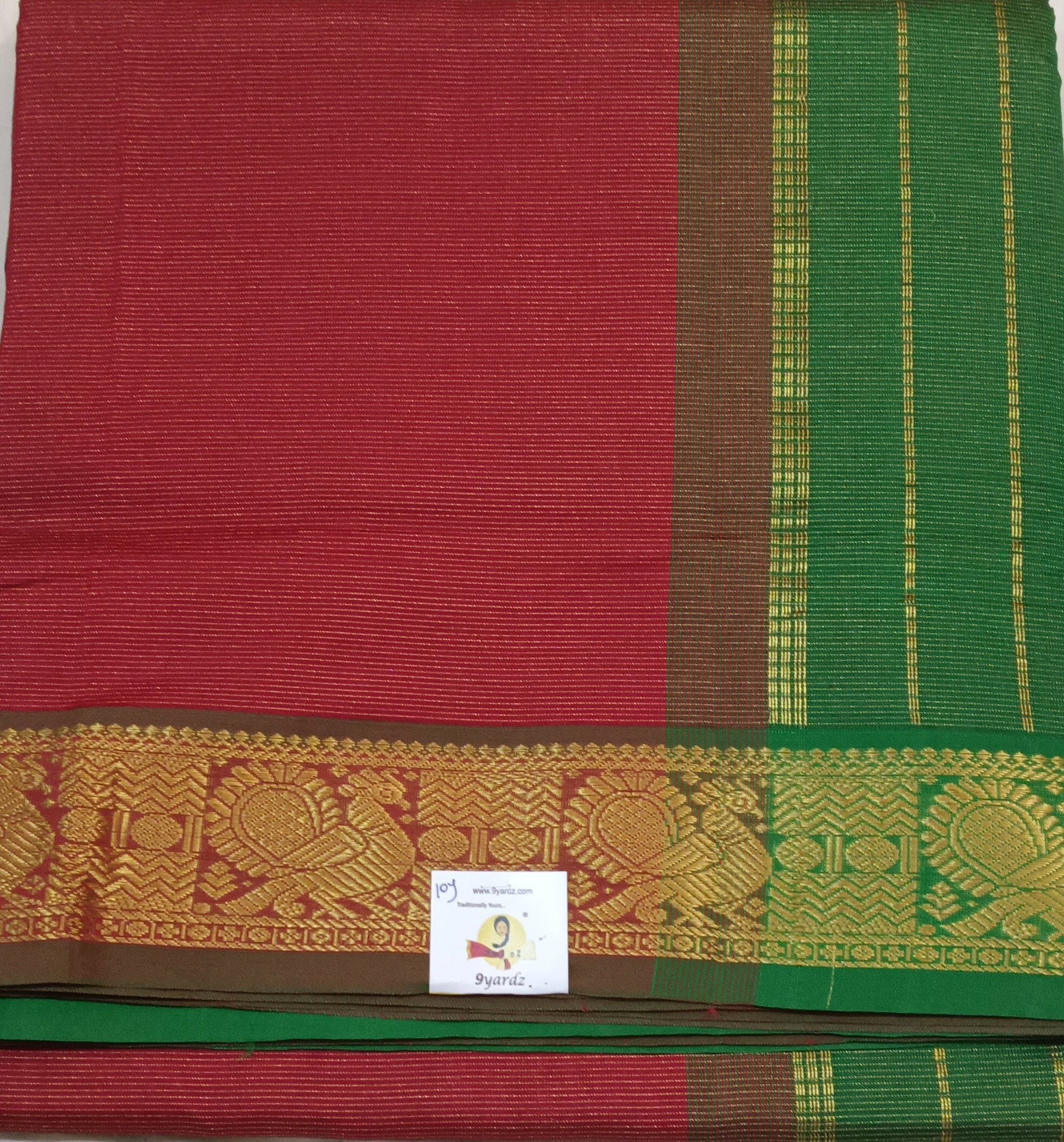 Semi Silk cotton vairavoosi Madisar 10yards