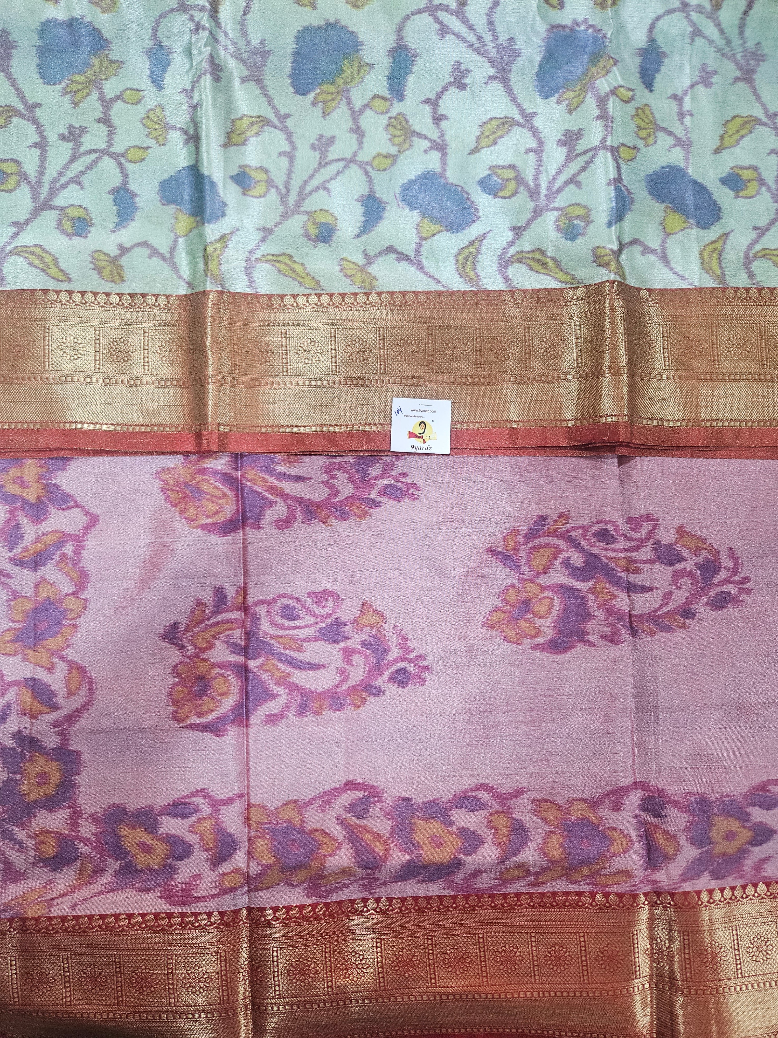 Ikkat semi silk madisar