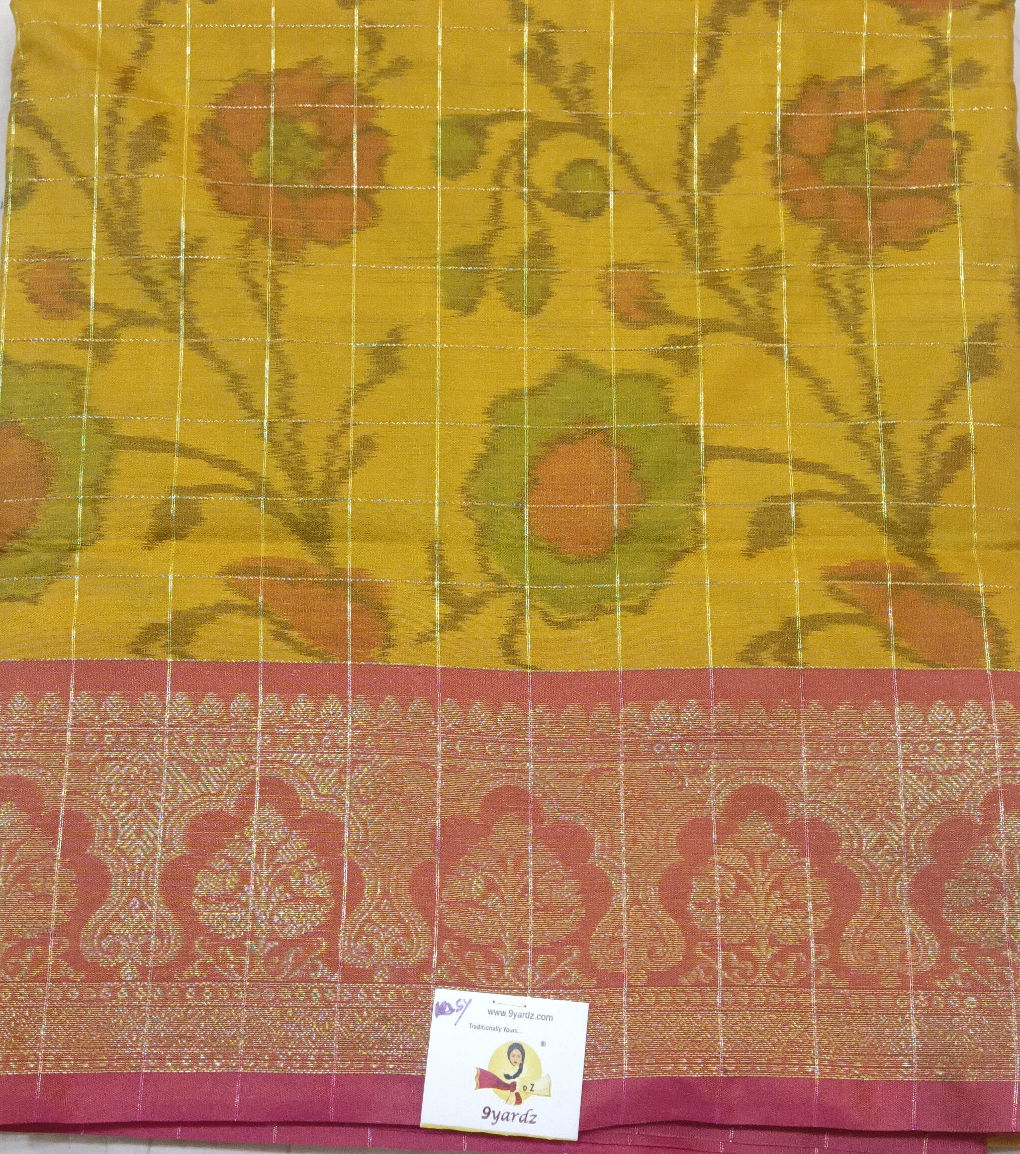 Ikkat semi silk madisar
