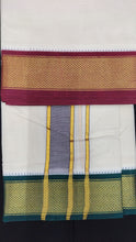 Load image into Gallery viewer, Pure cotton Muhurtham dhoti 10*6 13kann