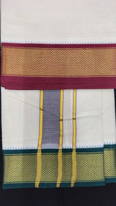Pure cotton Muhurtham dhoti 10*6 13kann