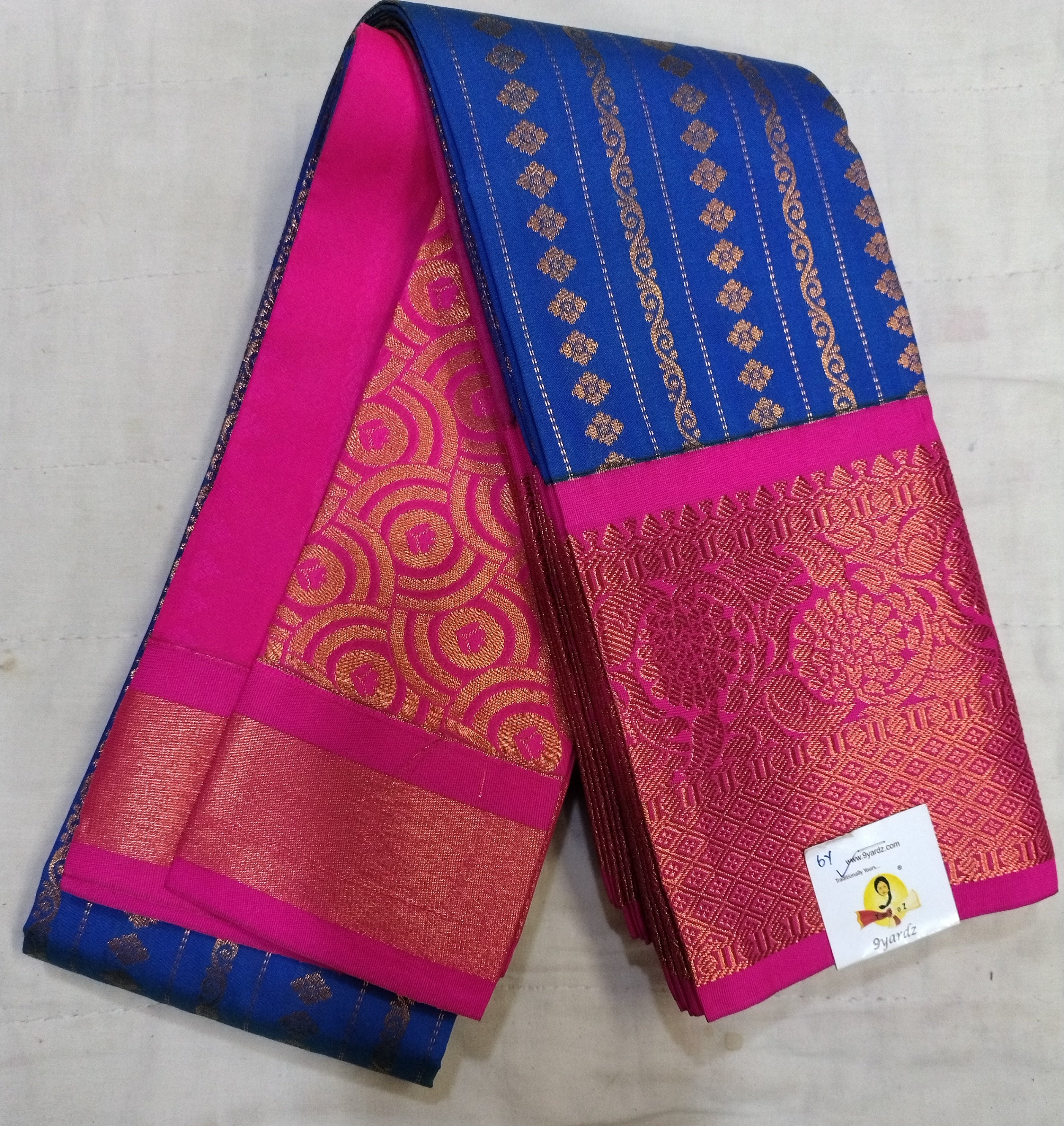 Art silk 6yardz sarees