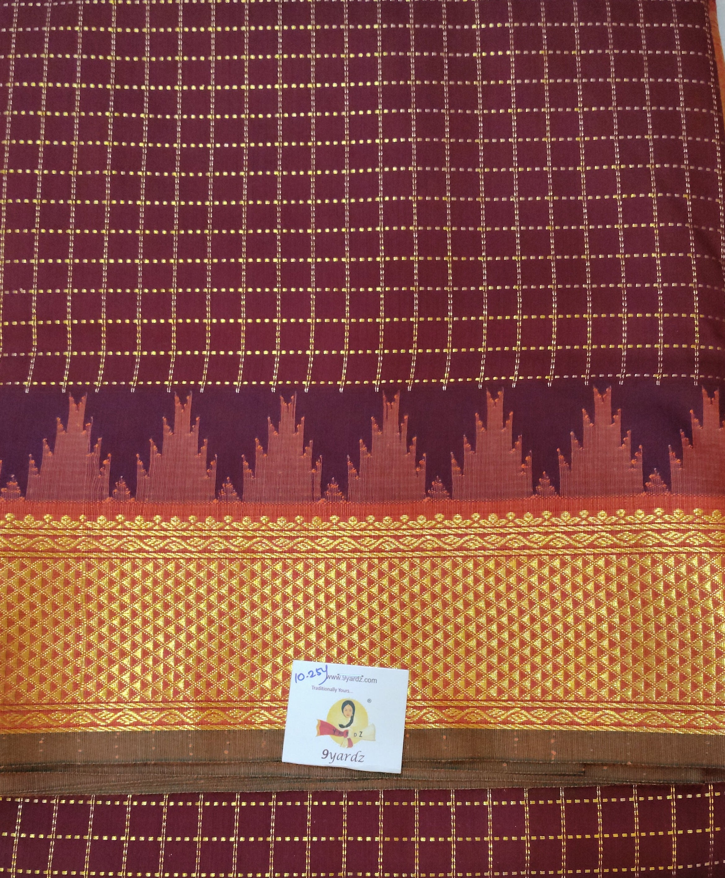 Akshaya cotton 10.25 yards madisar