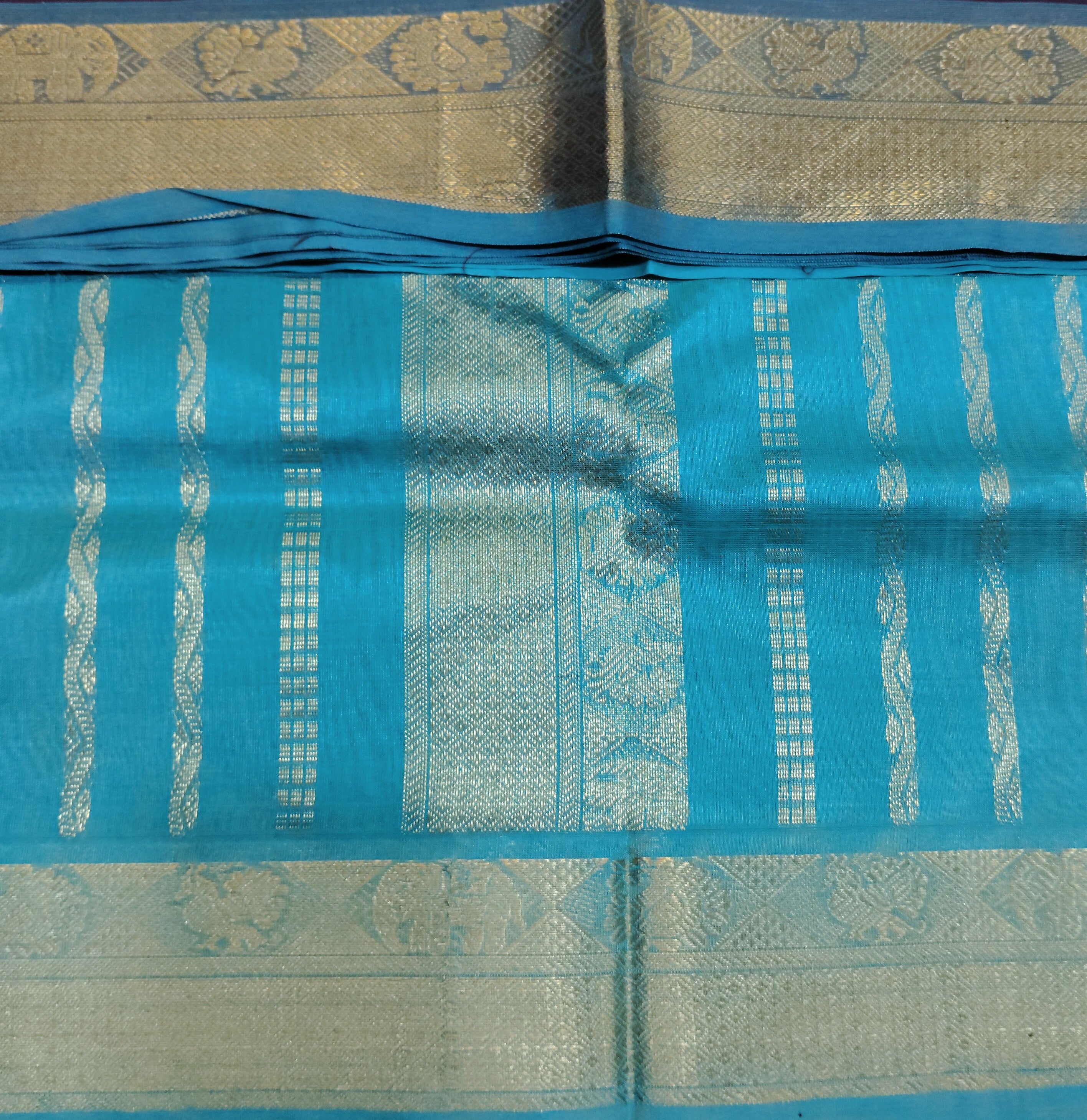 Pure silk cotton 6 yards