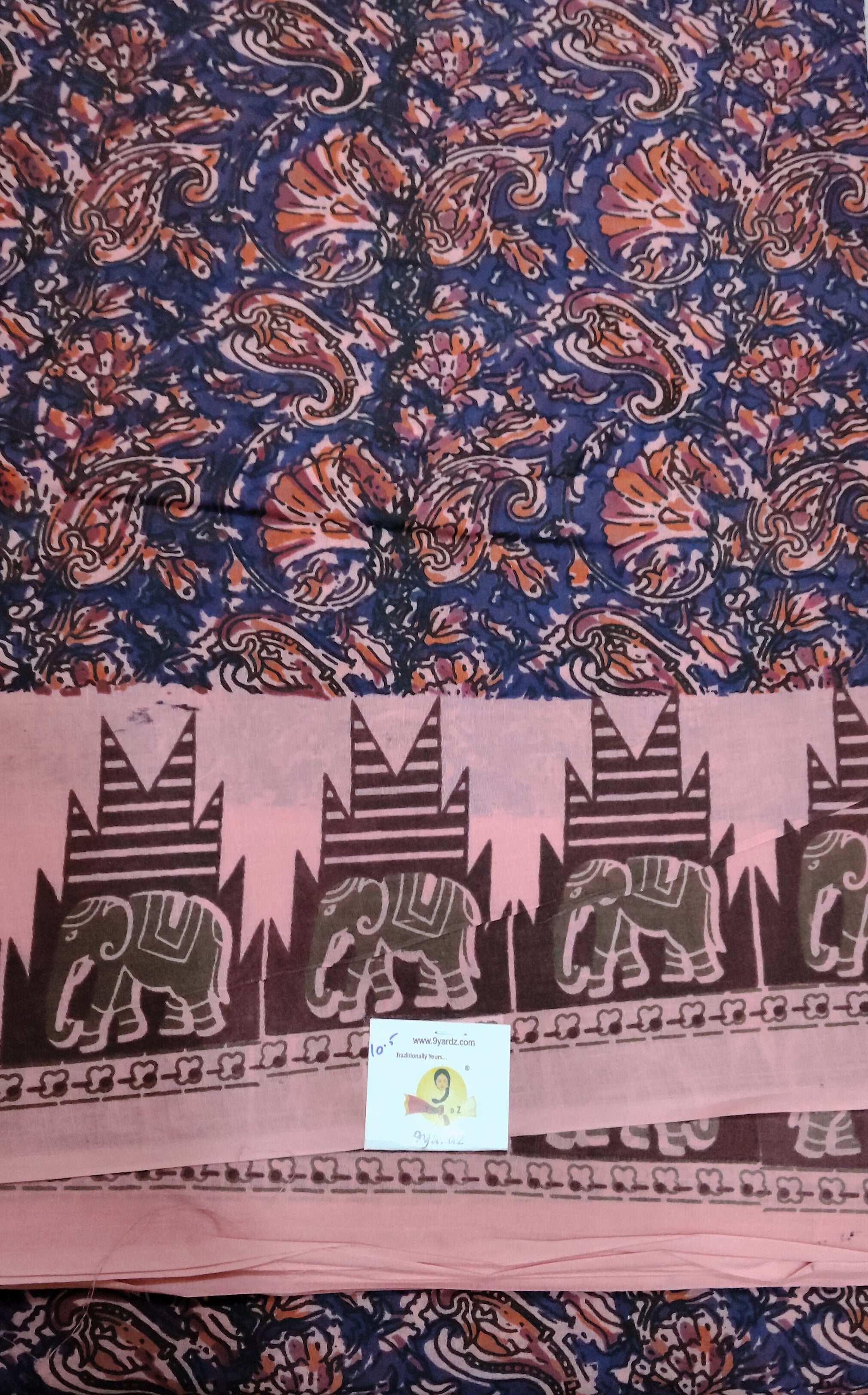 Erode cotton 10.5 yards Madida