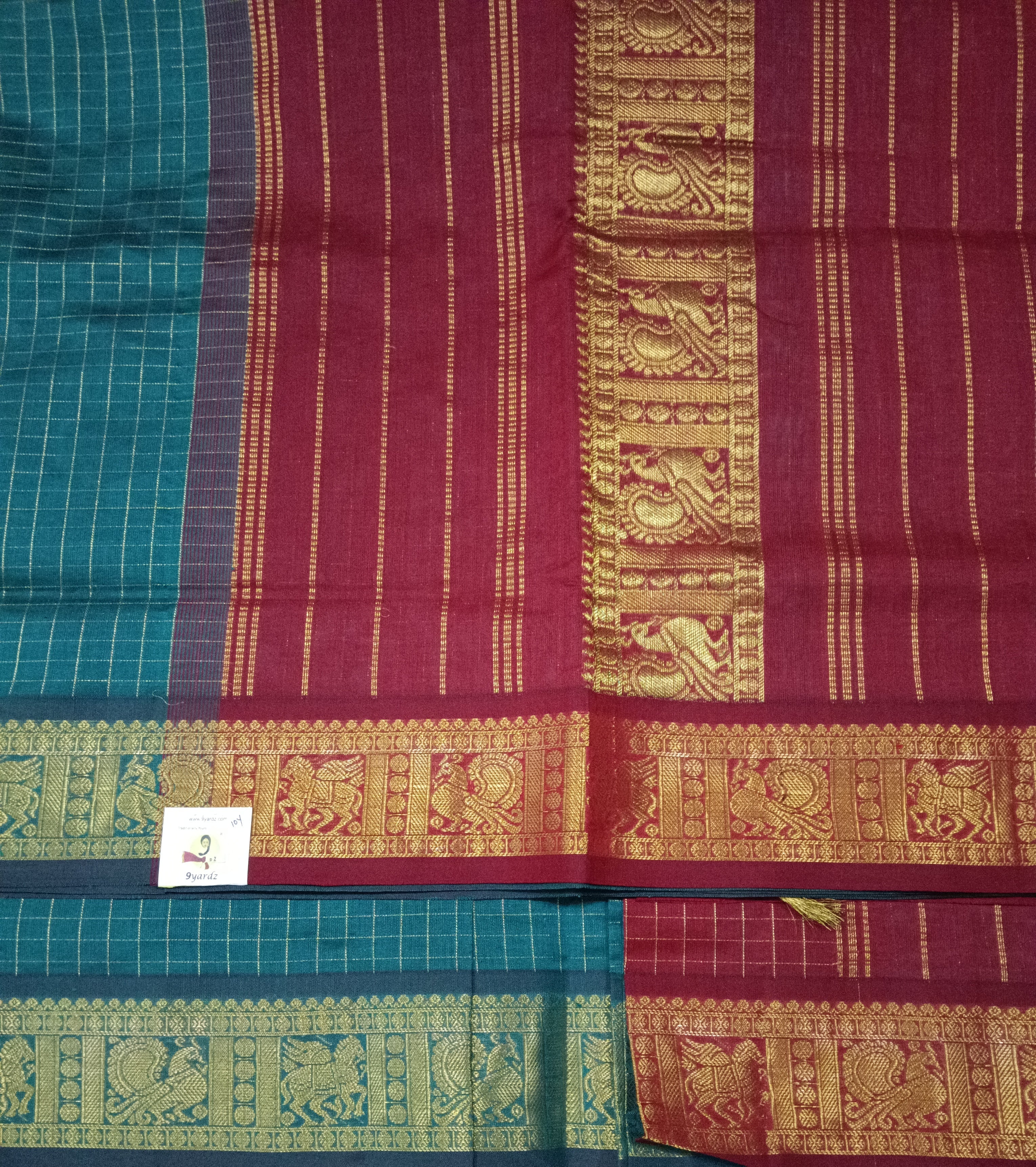 Semi Silk cotton Madisar 10yards