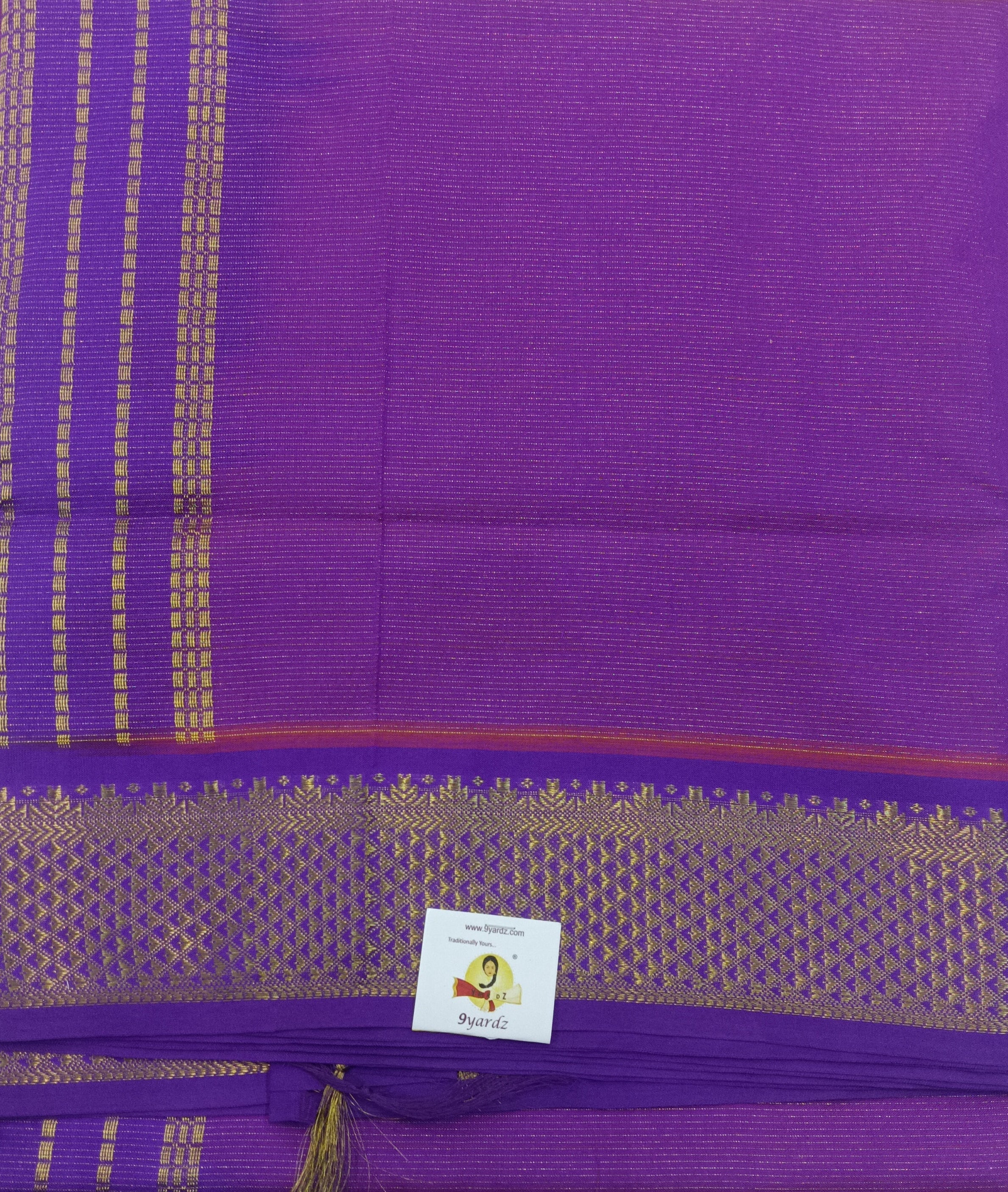 Semi silk Plain 6Yards