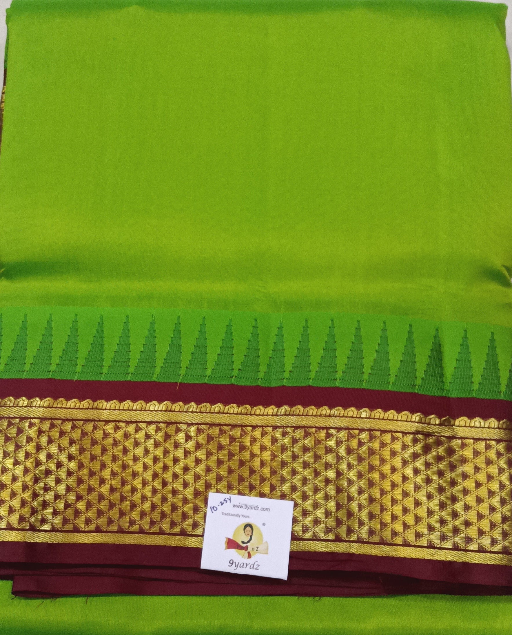 Pure silk 10.25yardz