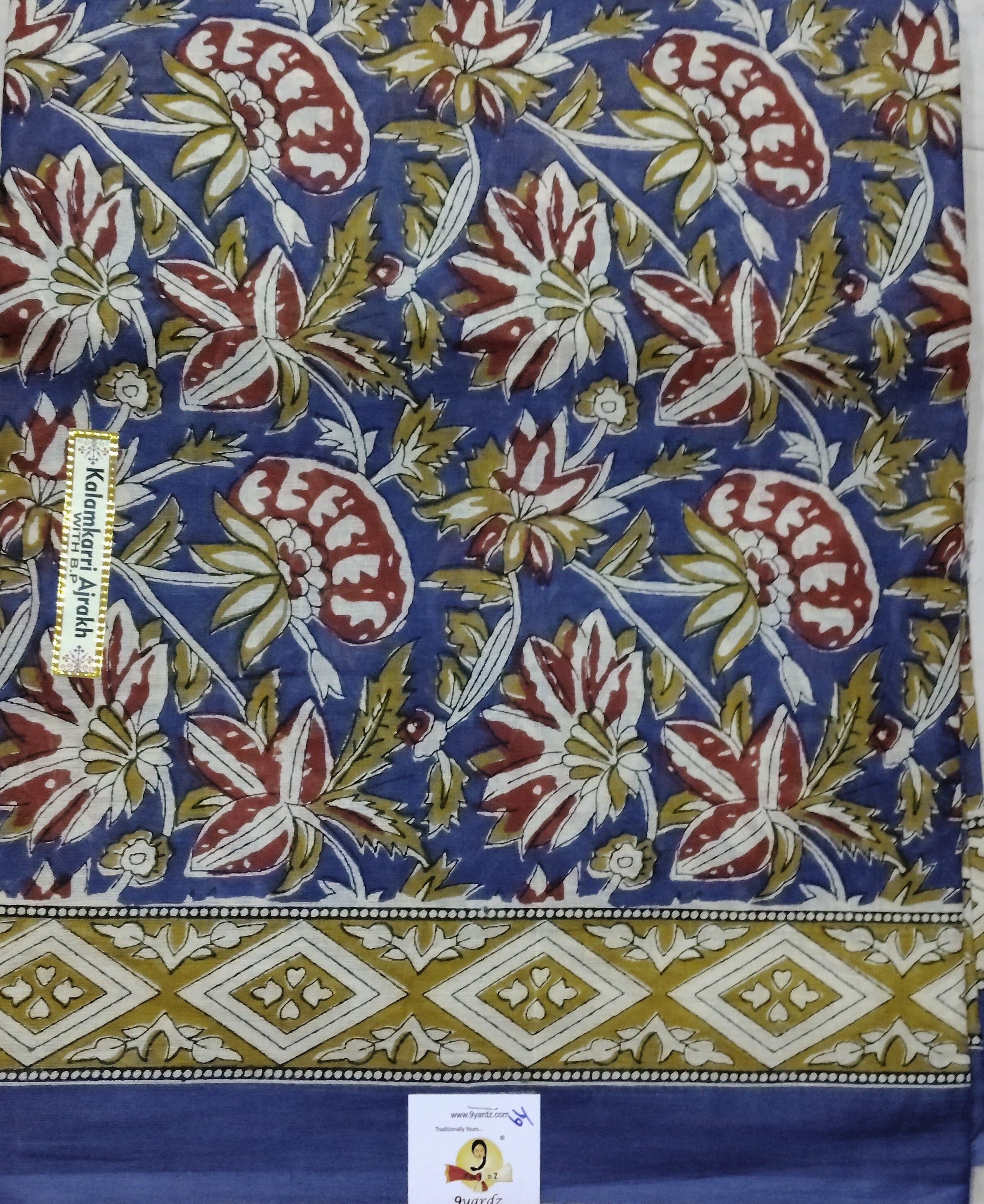 Soft Cotton Bathik saree 6yardz