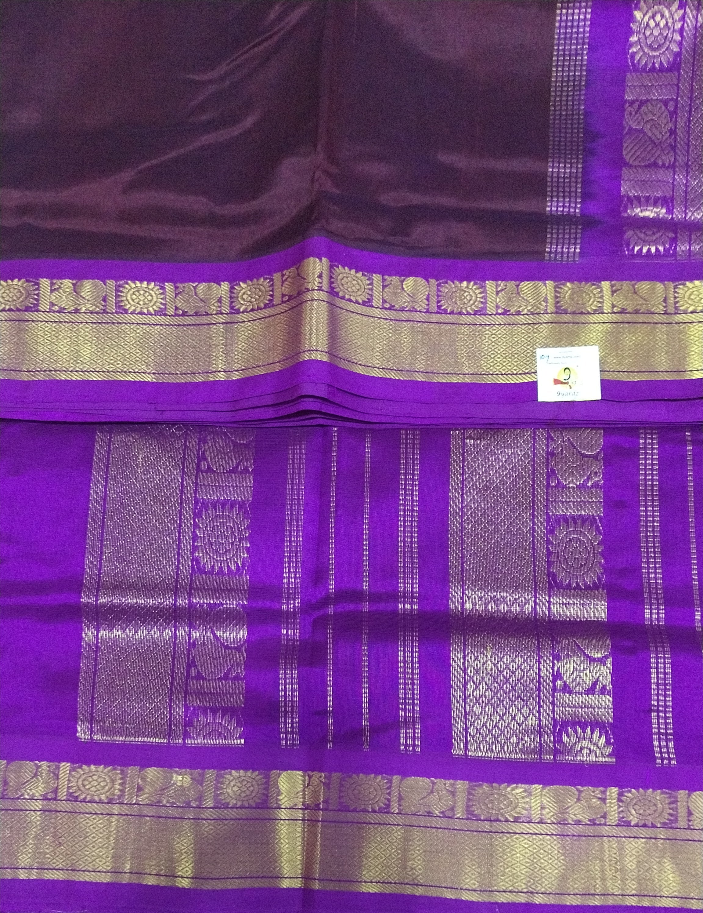 Pure silk cotton -Korvai 10yards madisar