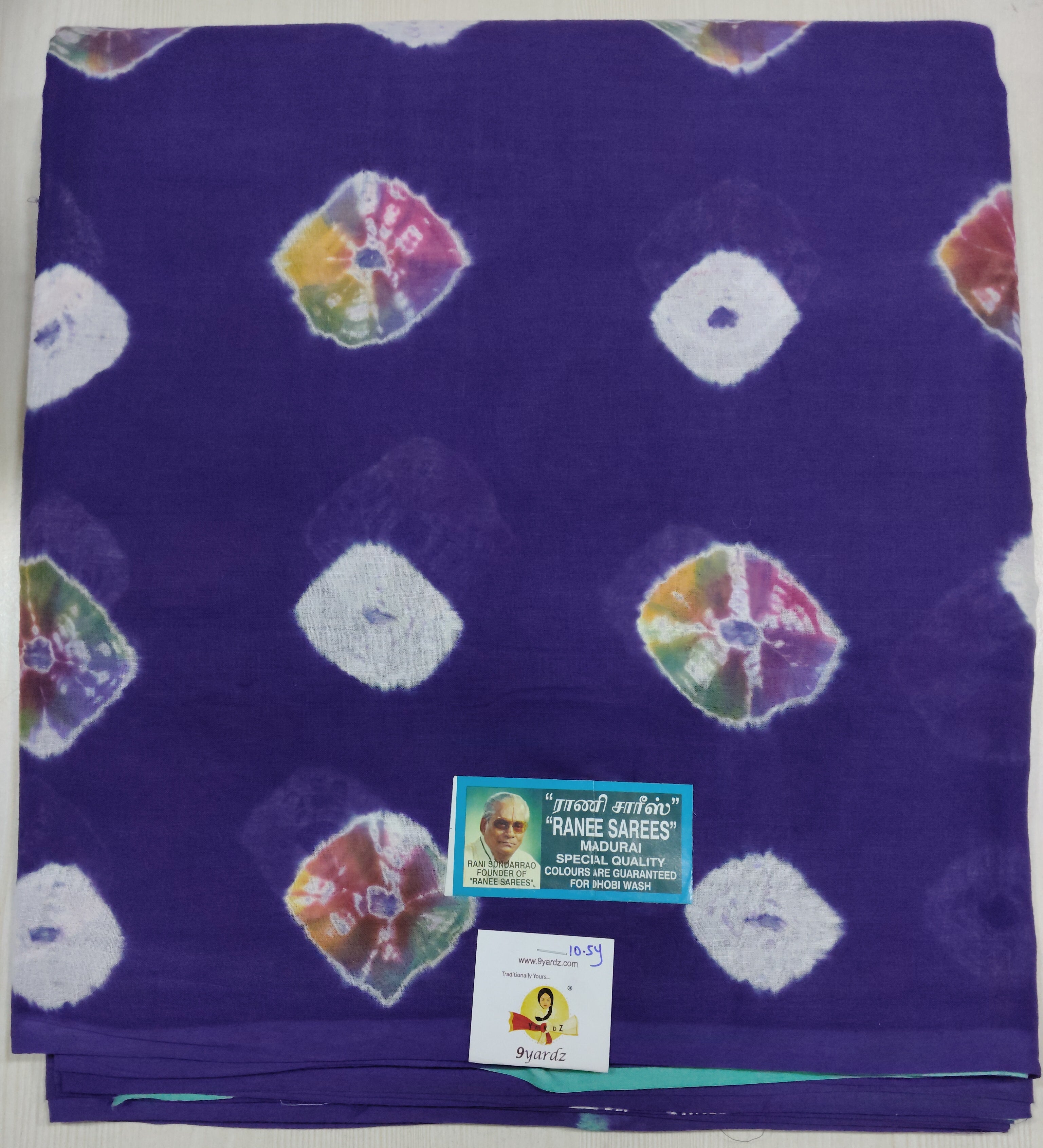 Ranee voyal saree 10.5yardz(9.5mtrs)