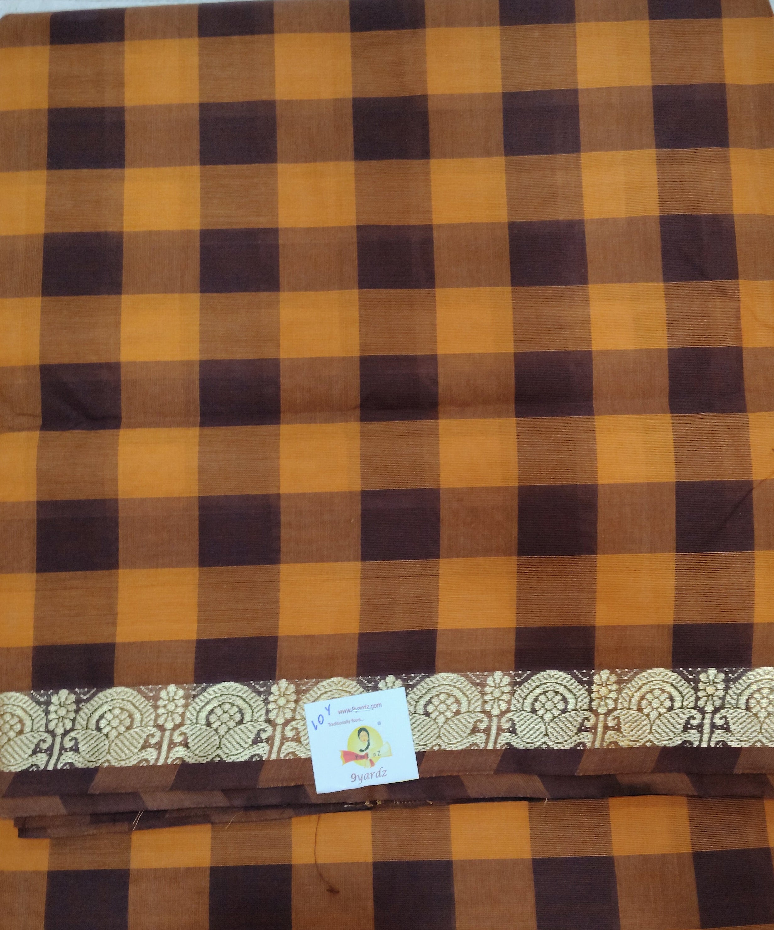 Chettinadu / Karaikudi cotton 10. yards madisar
