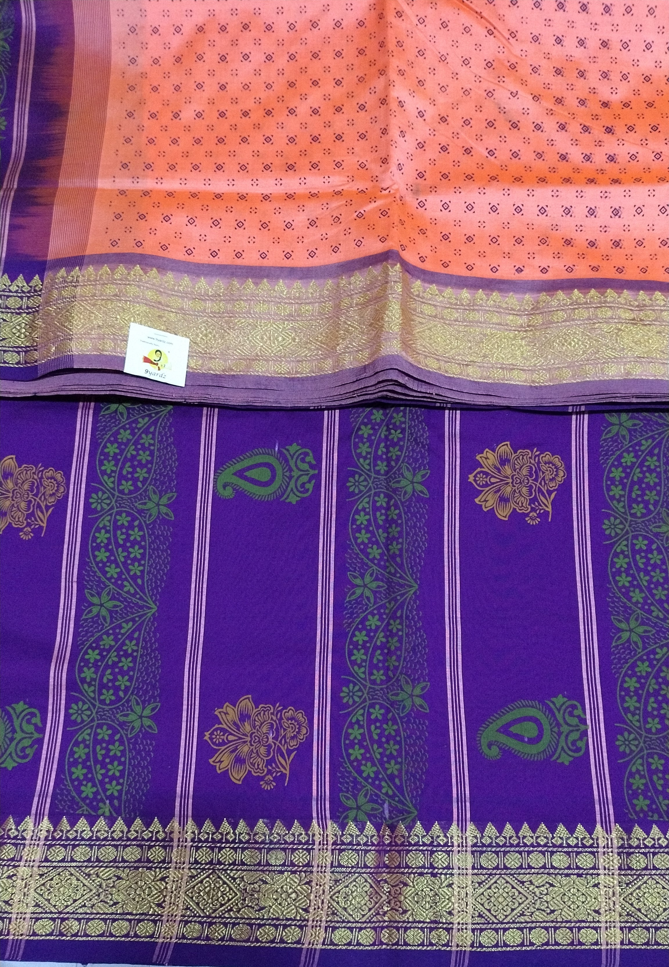 Semi silk Printed 6Yards