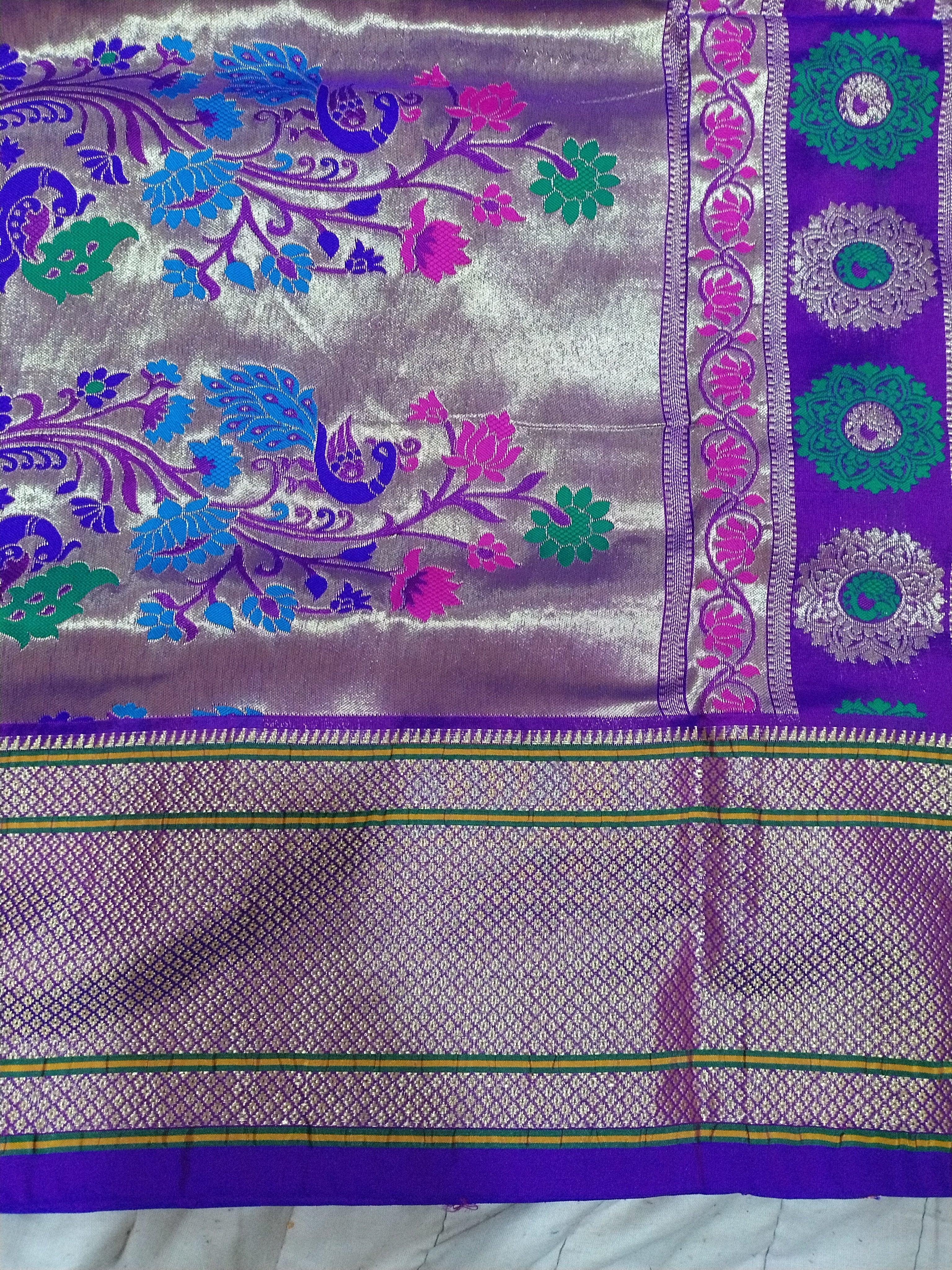 Paithani Art Silk Madisar