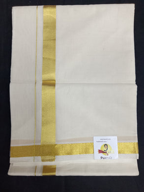 UnBleached cotton Dhothi 9 muzham