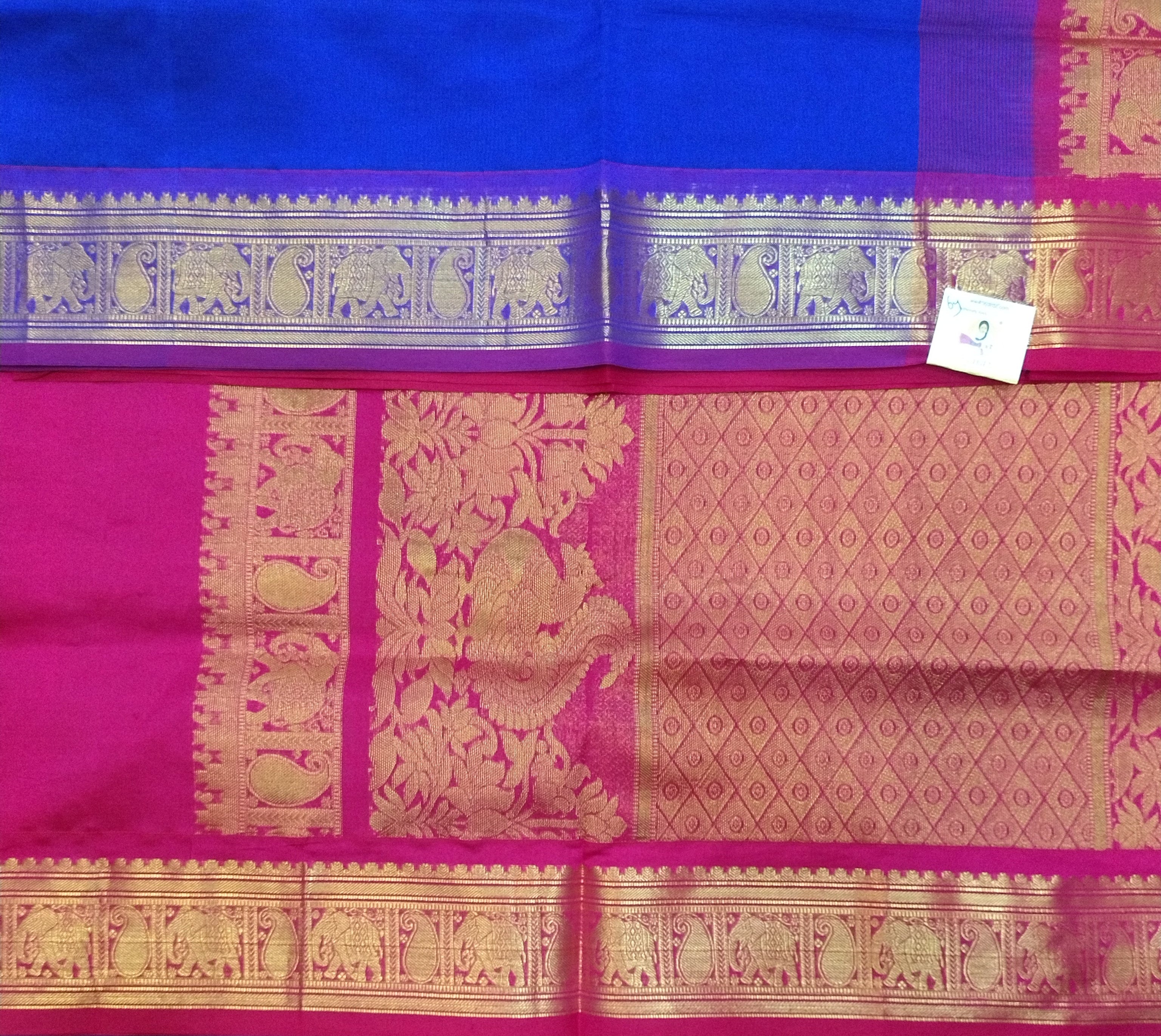 Semi silk Plain 6Yards