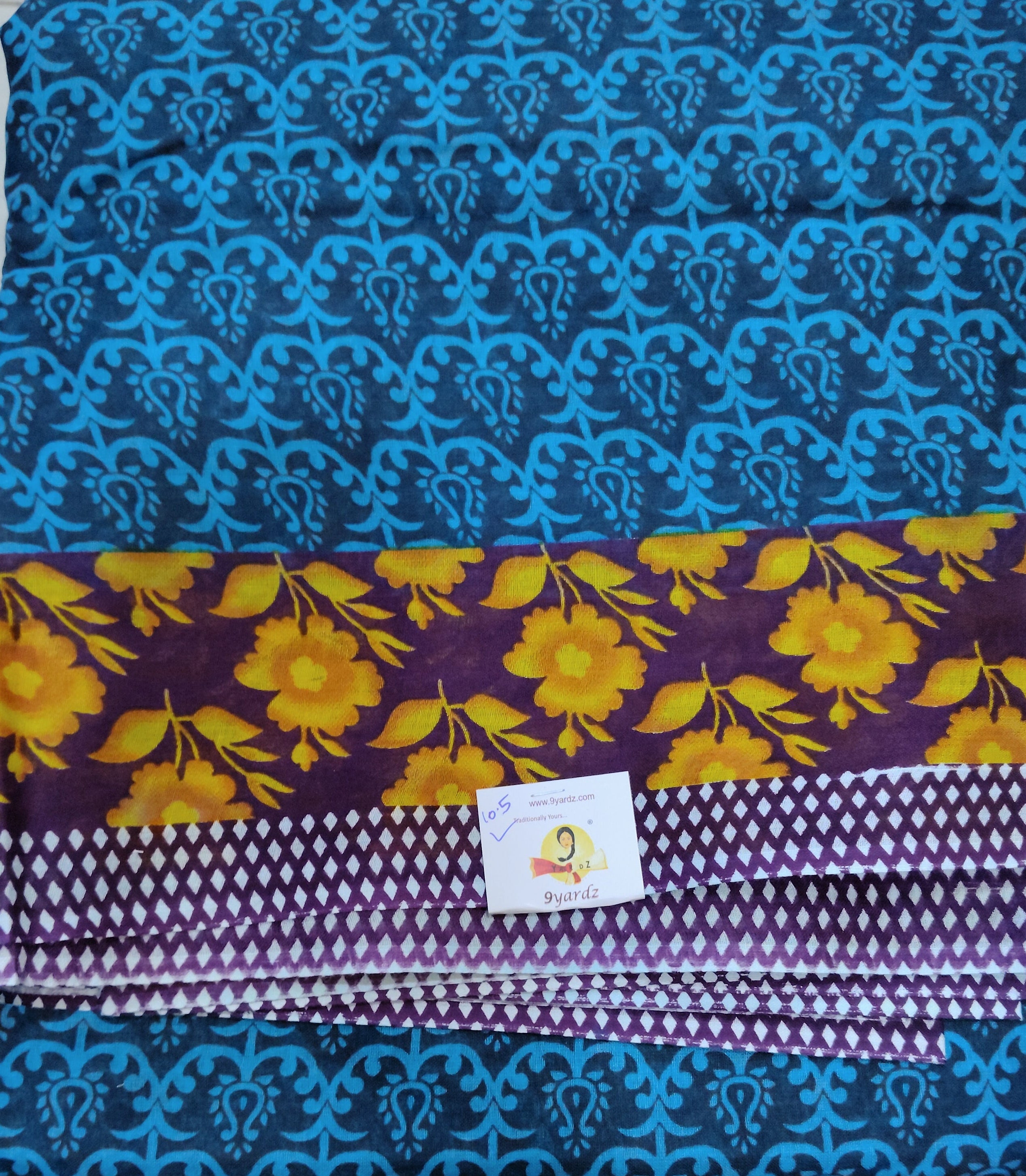 Erode cotton 10.5 yards Madisar