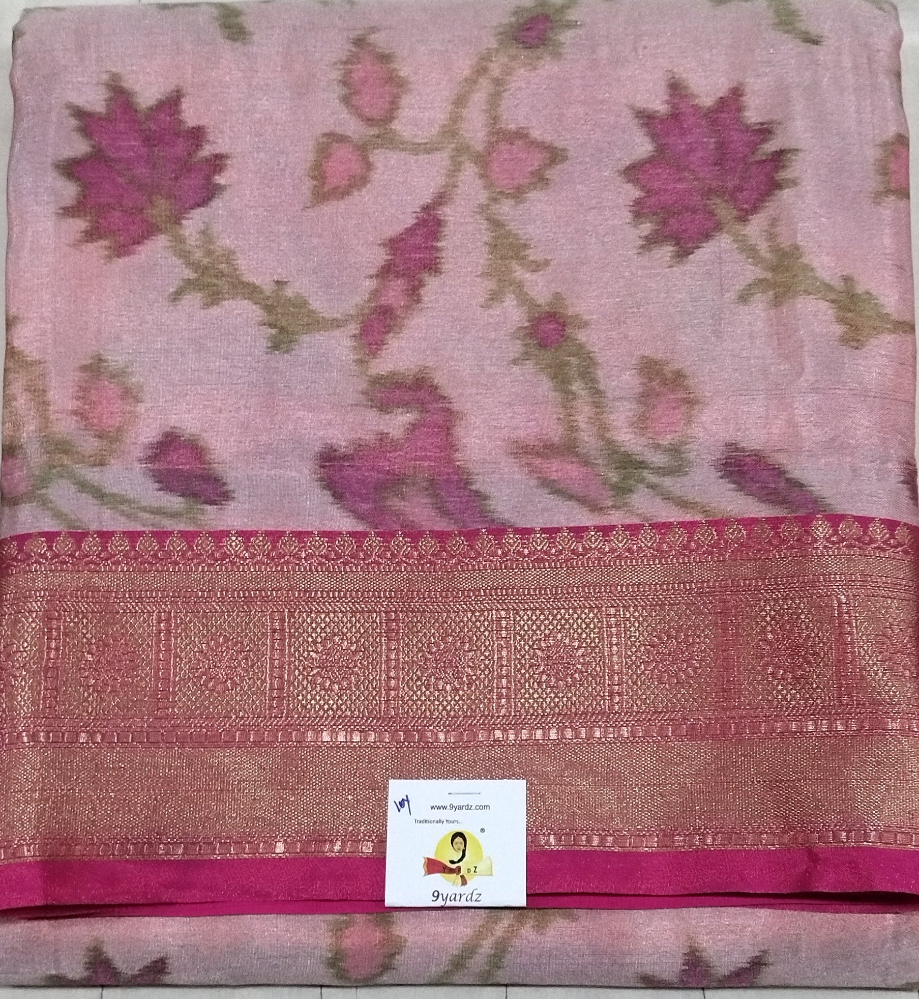 Ikkat semi silk madisar