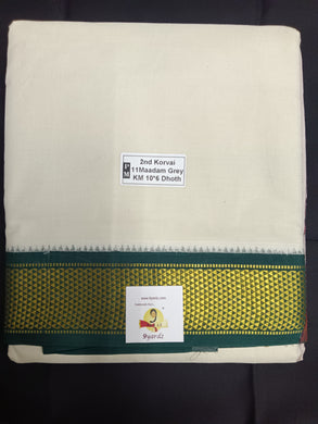 Pure cotton Muhurtham dhoti 10*6 11Maadampet KM