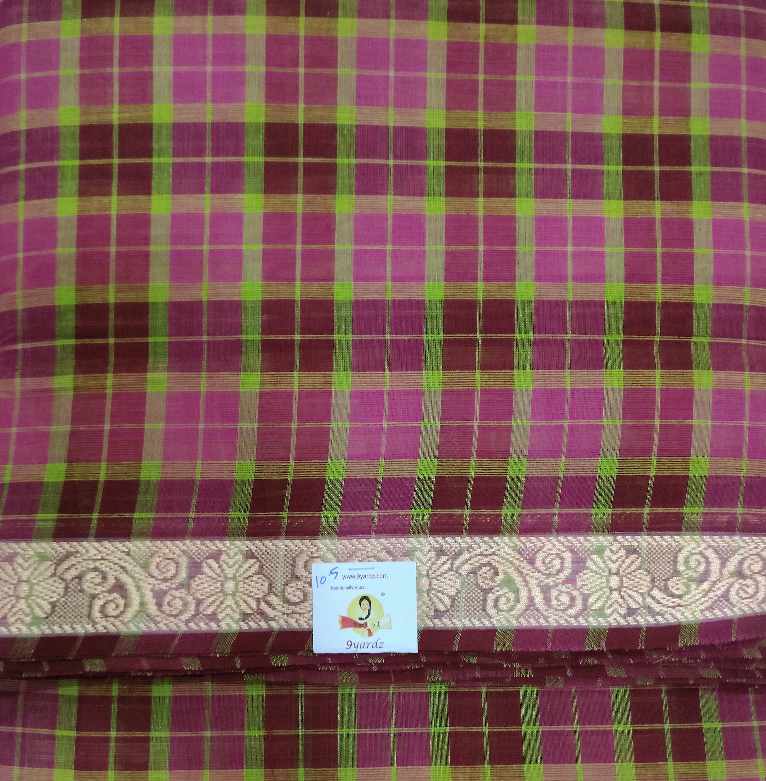 Chettinadu / Karaikudi cotton 10.5yards madisar