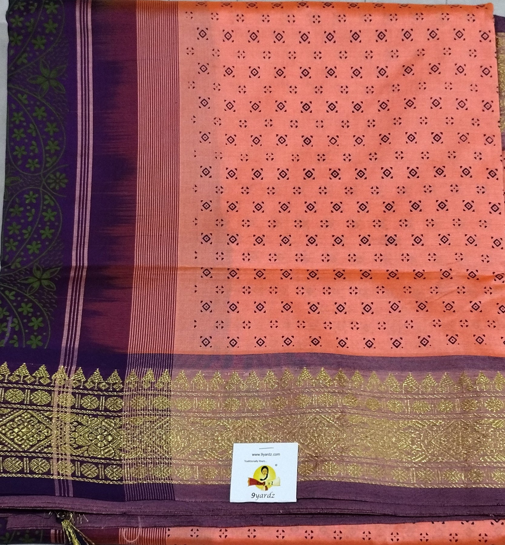 Semi silk Printed 6Yards