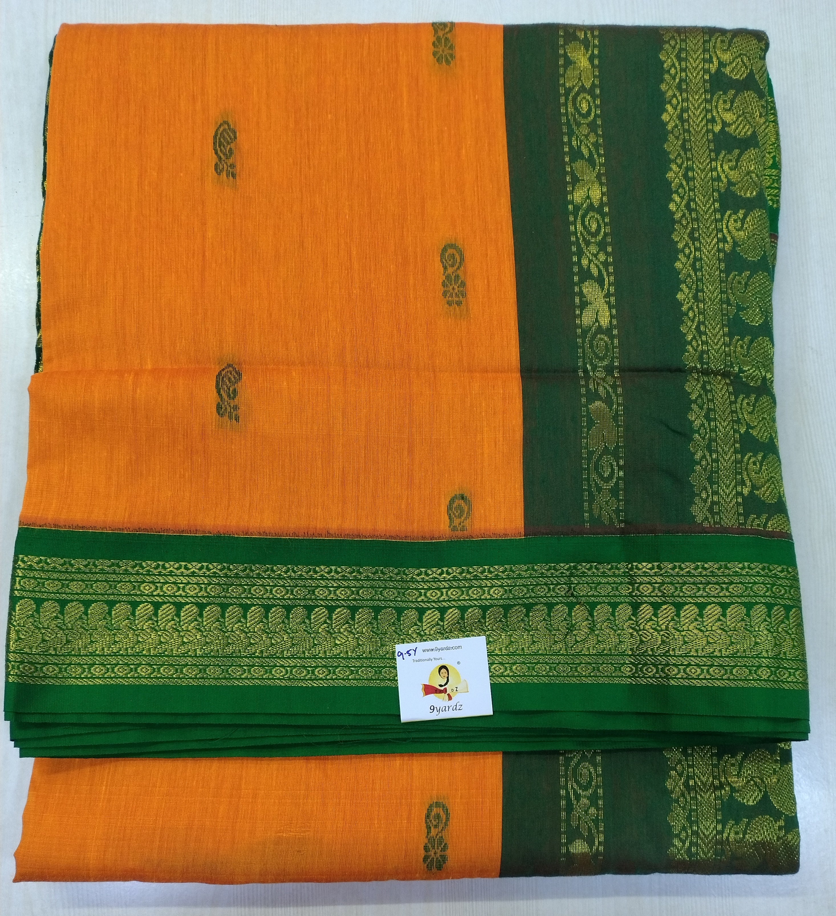 Kalyani Cotton  9.5 yardz