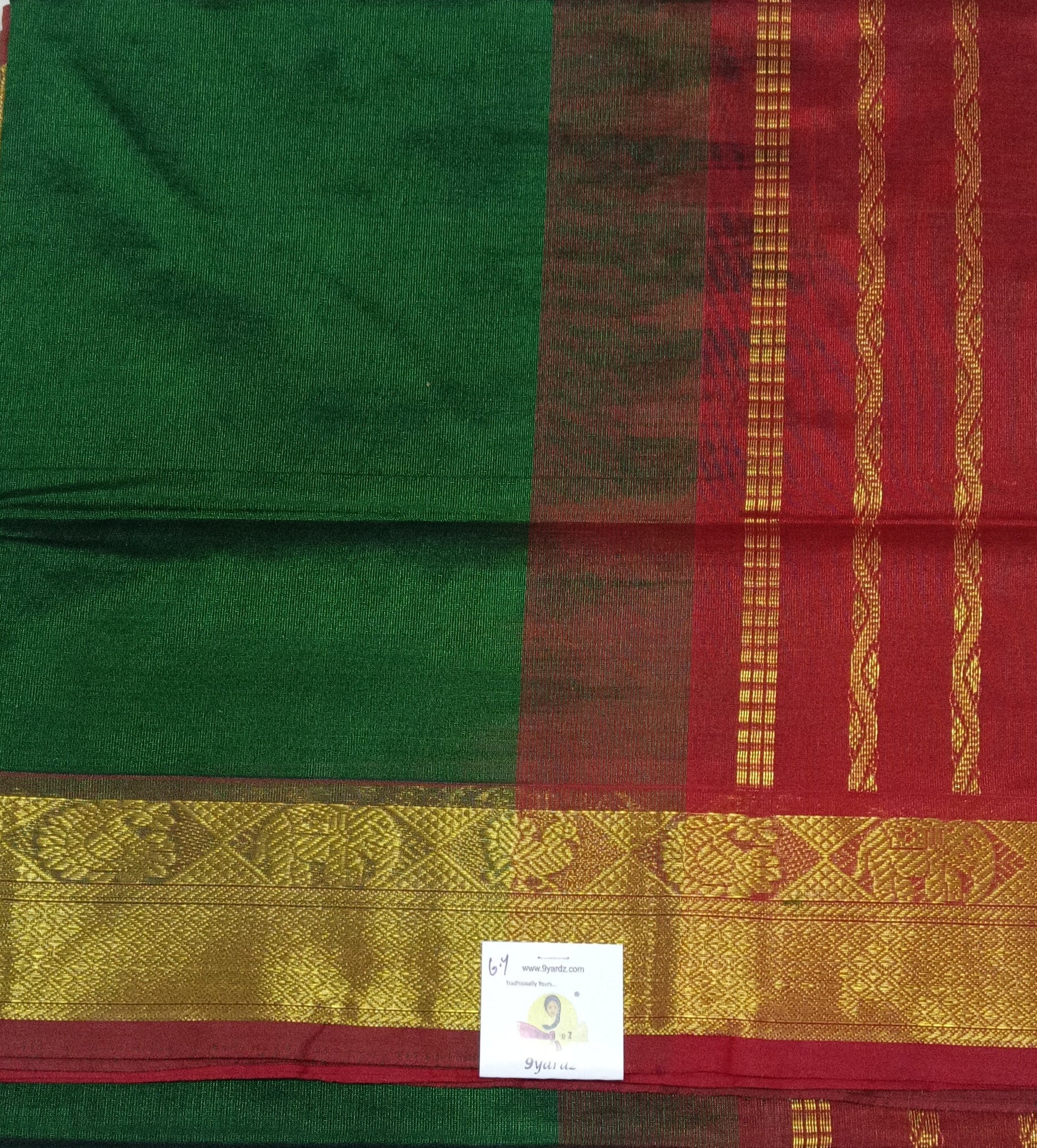 Pure silk cotton 6 yards