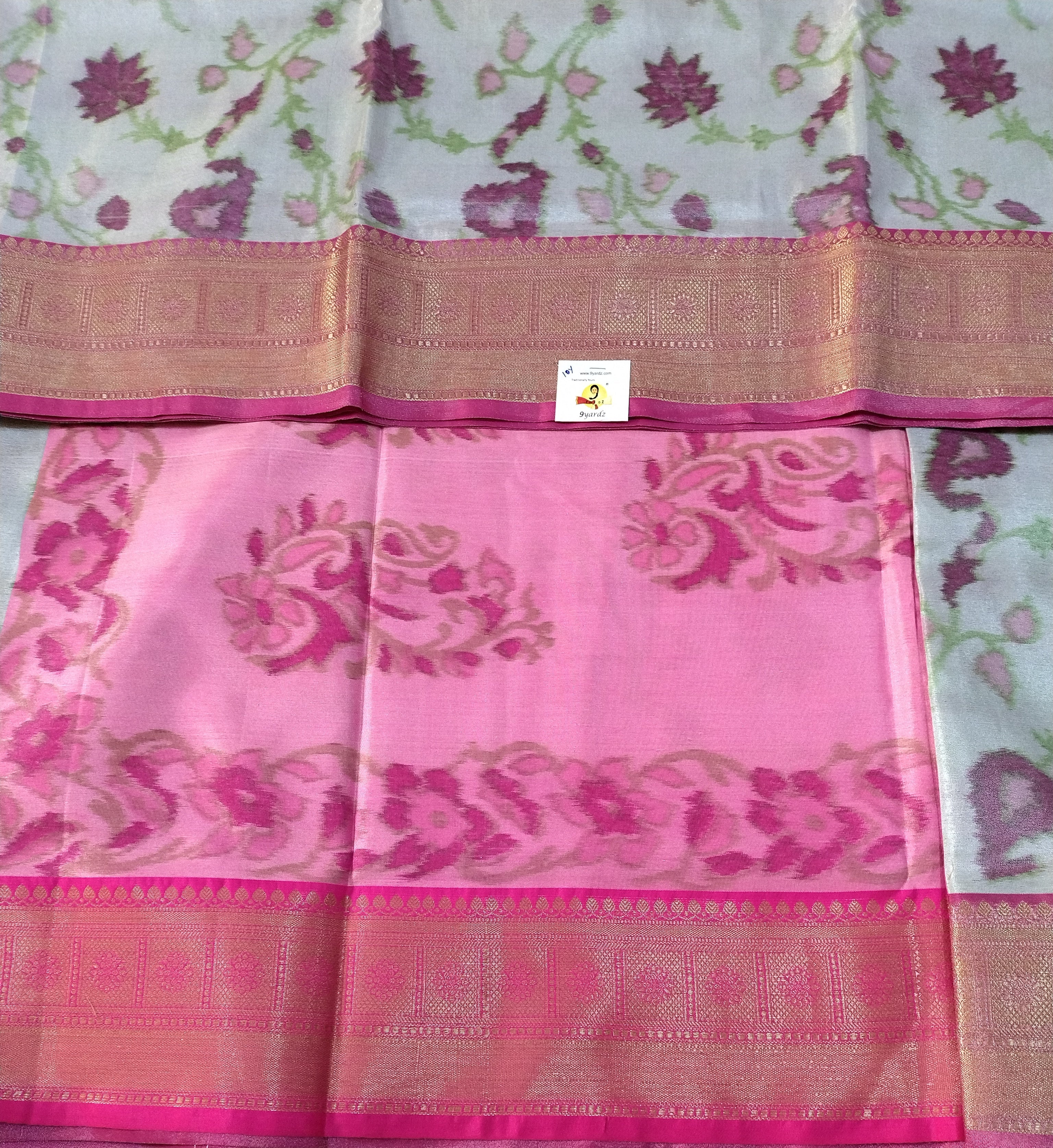 Ikkat semi silk madisar