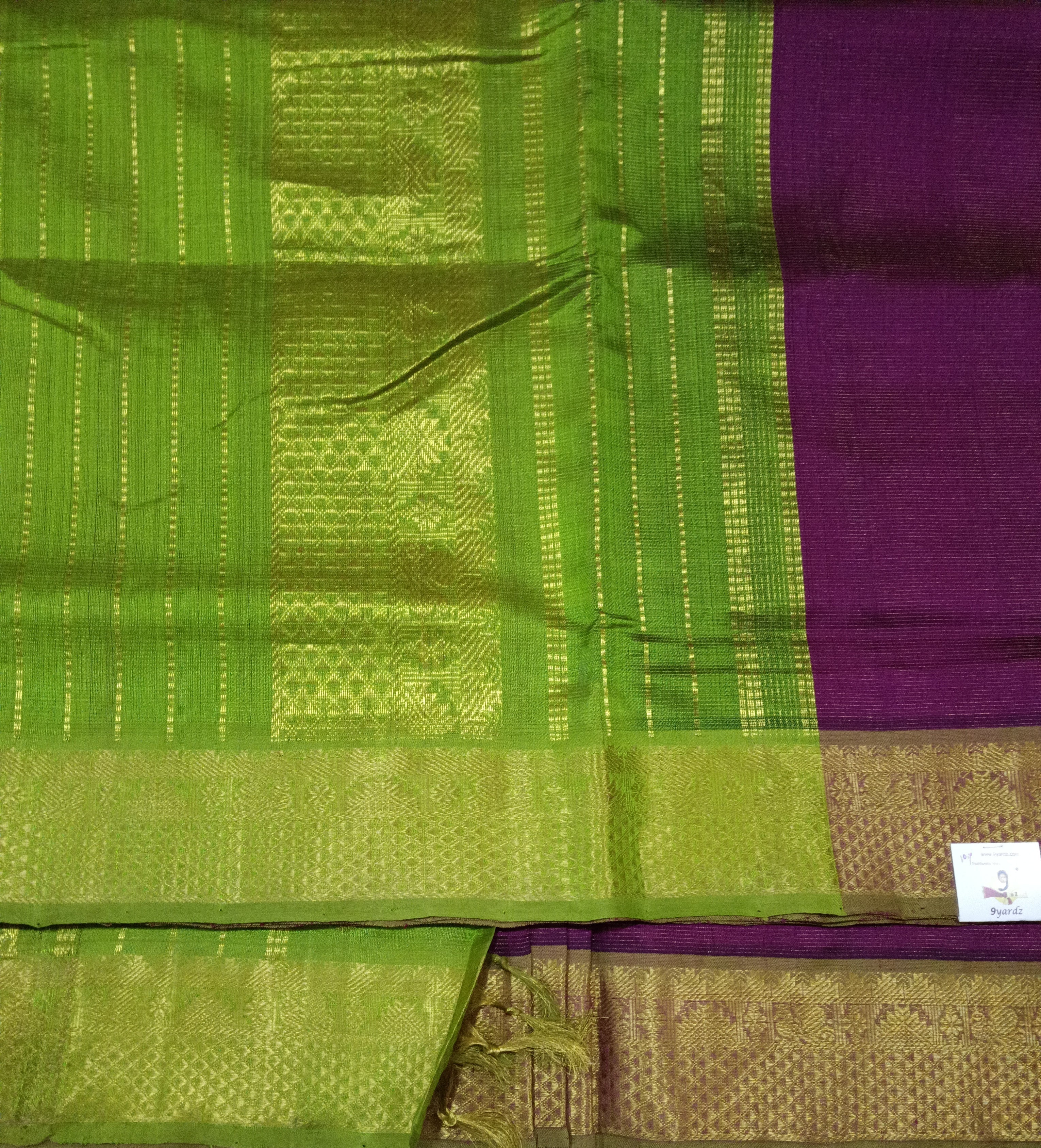 Pure silk cotton 10yards vairavoosi madisar