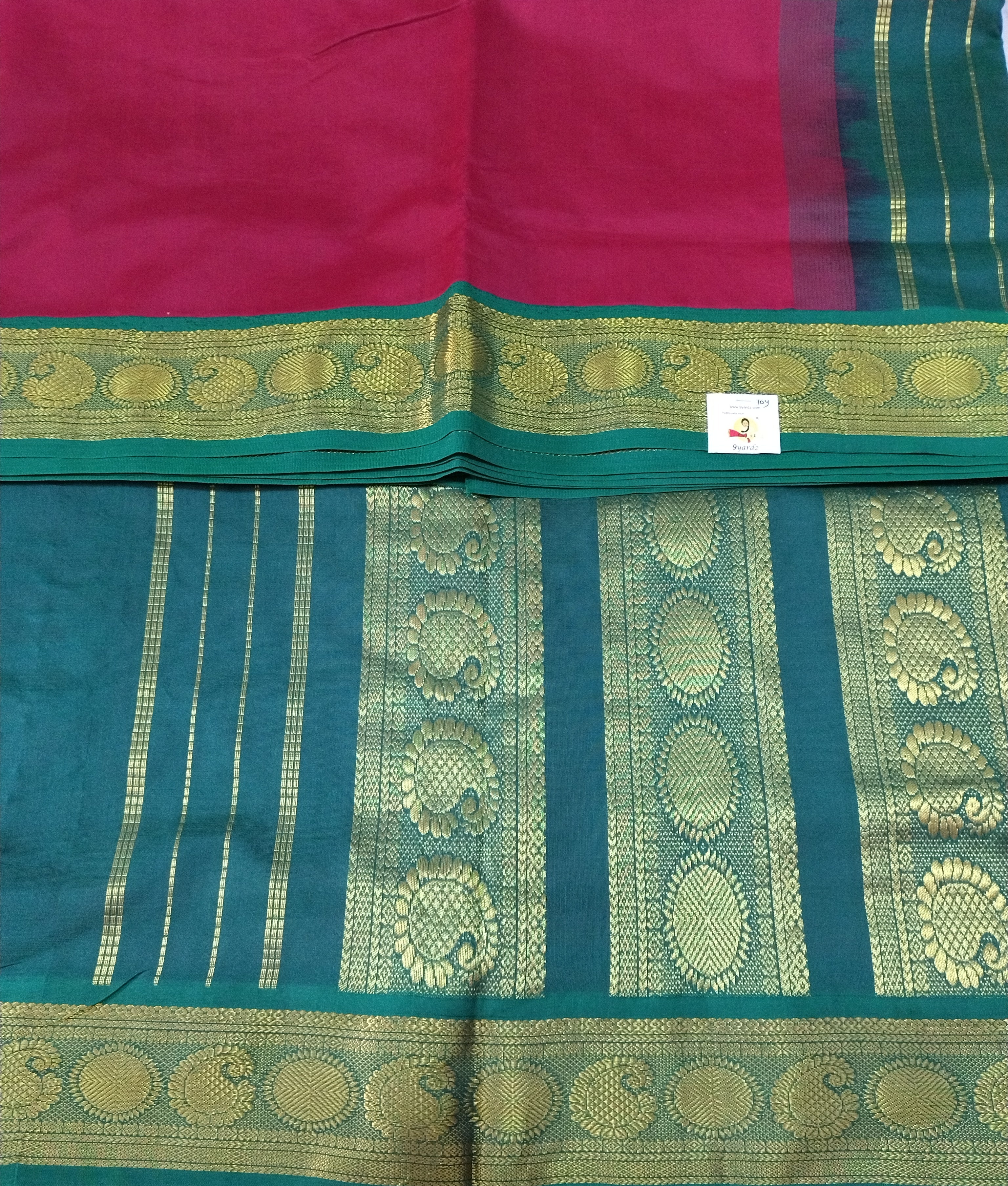 Semi Silk cotton Korvai Madisar